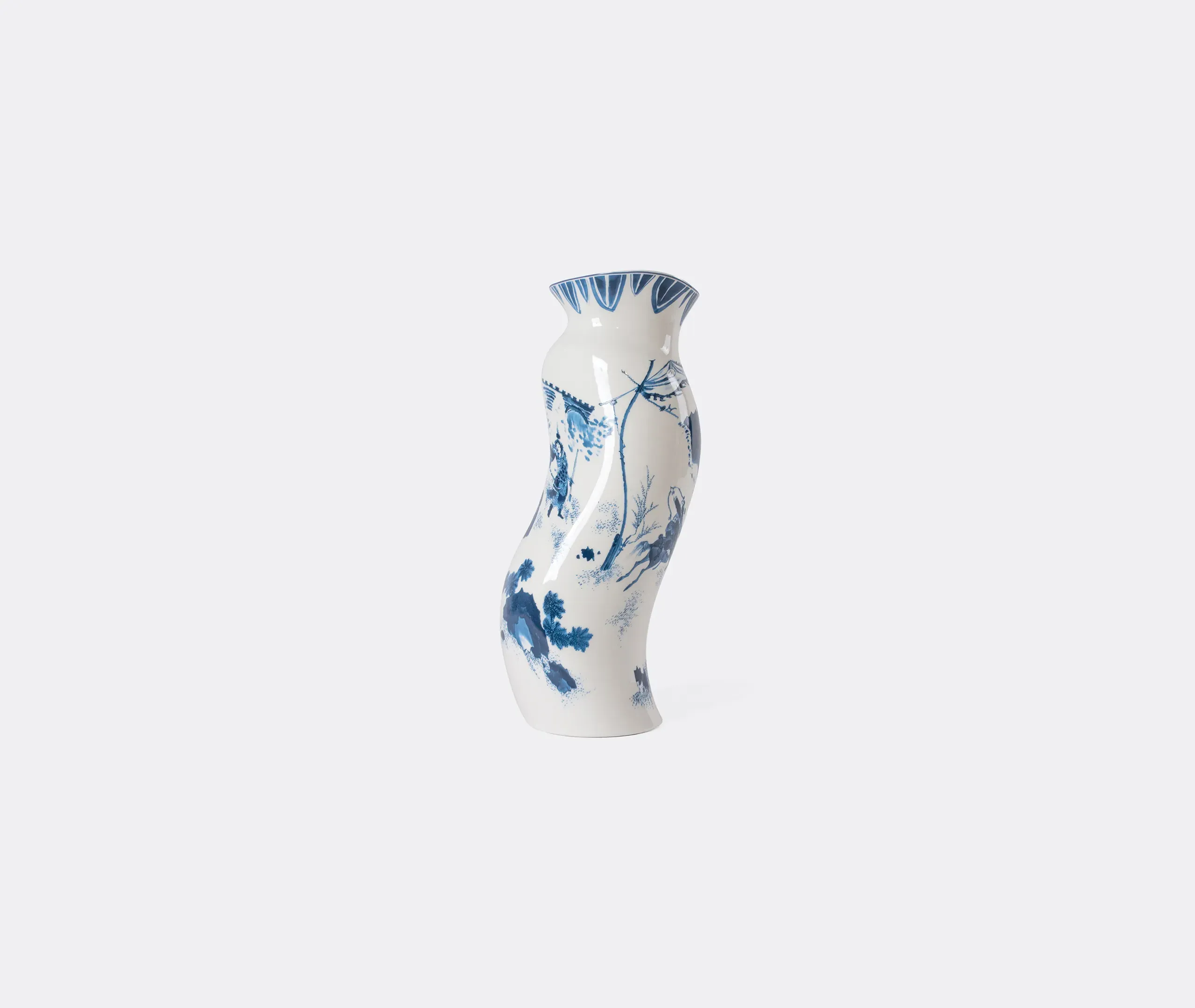 Classic On Acid King Wen Vase - White, Porcelain