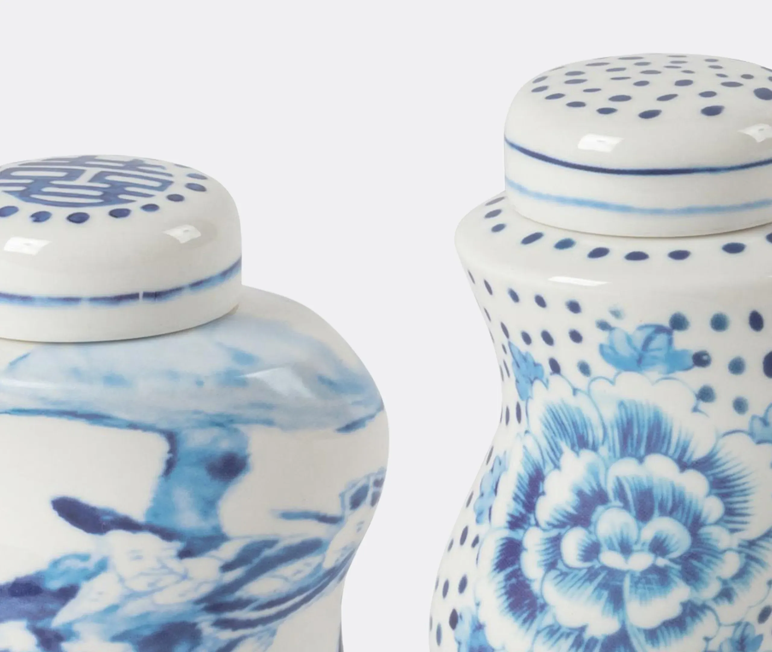 Classics On Acid Dots & Ginger Spice Shaker Set - White, Porcelain