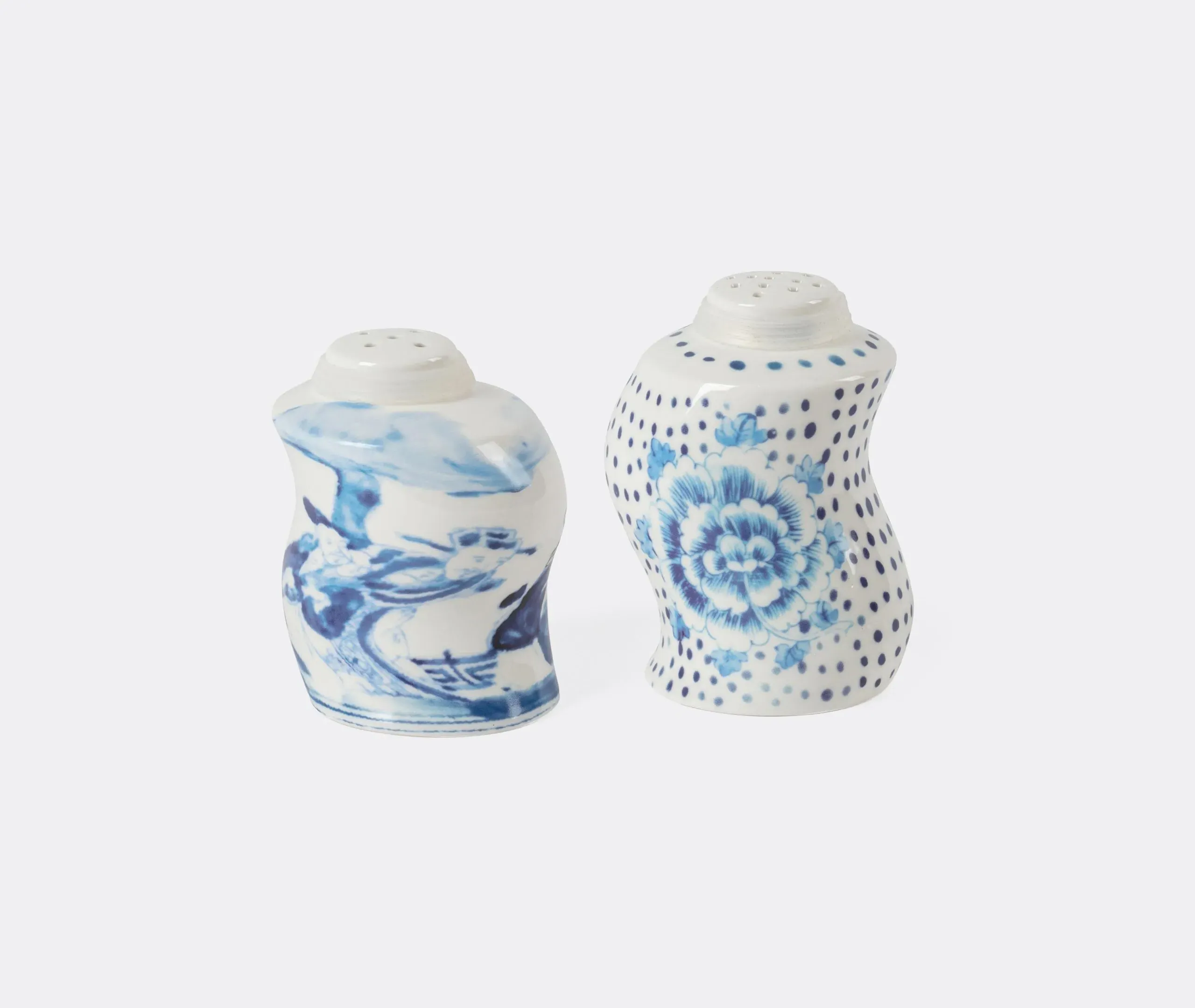 Classics On Acid Dots & Ginger Spice Shaker Set - White, Porcelain