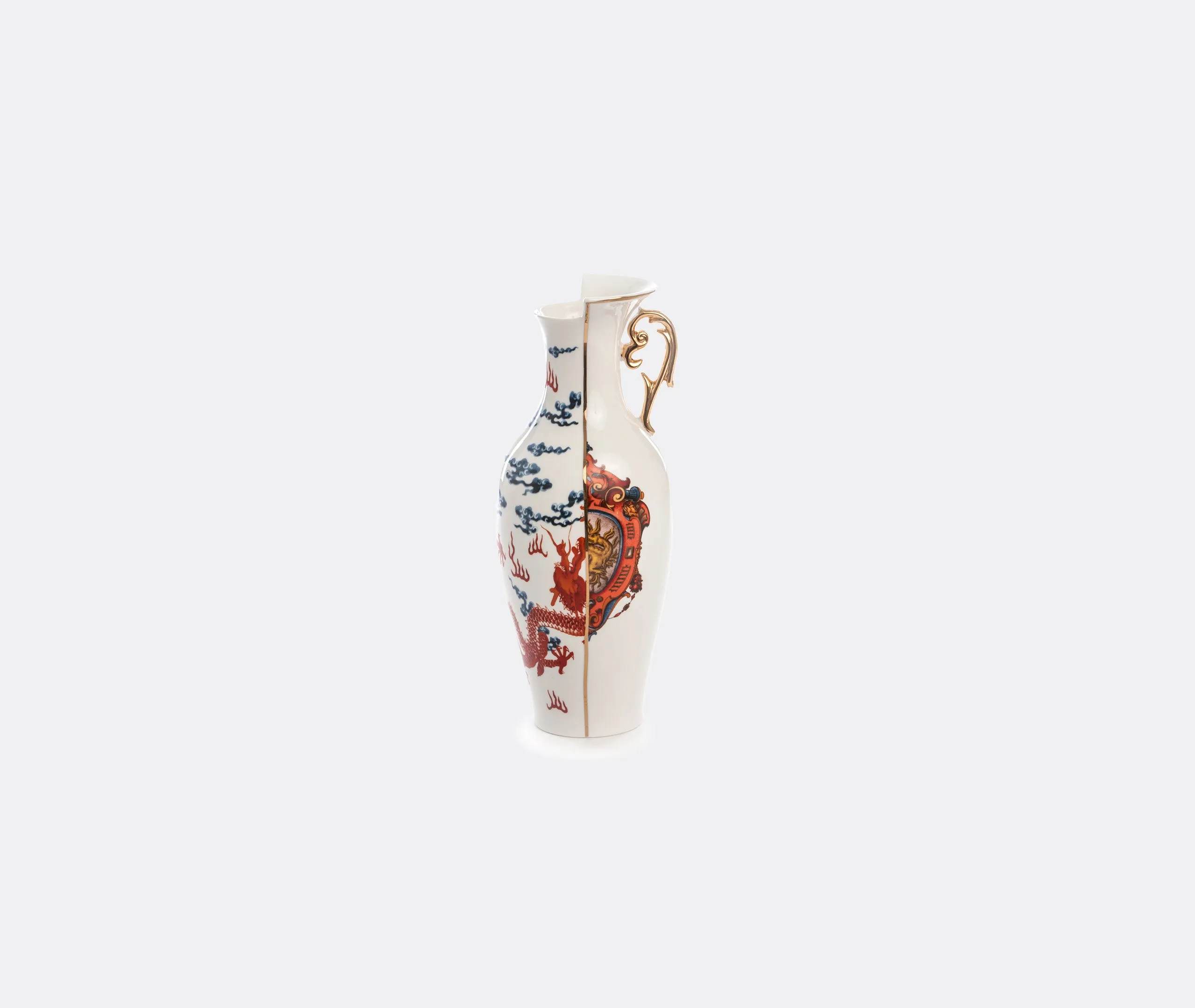 Decorative Vase with Split Design - Multicolor image