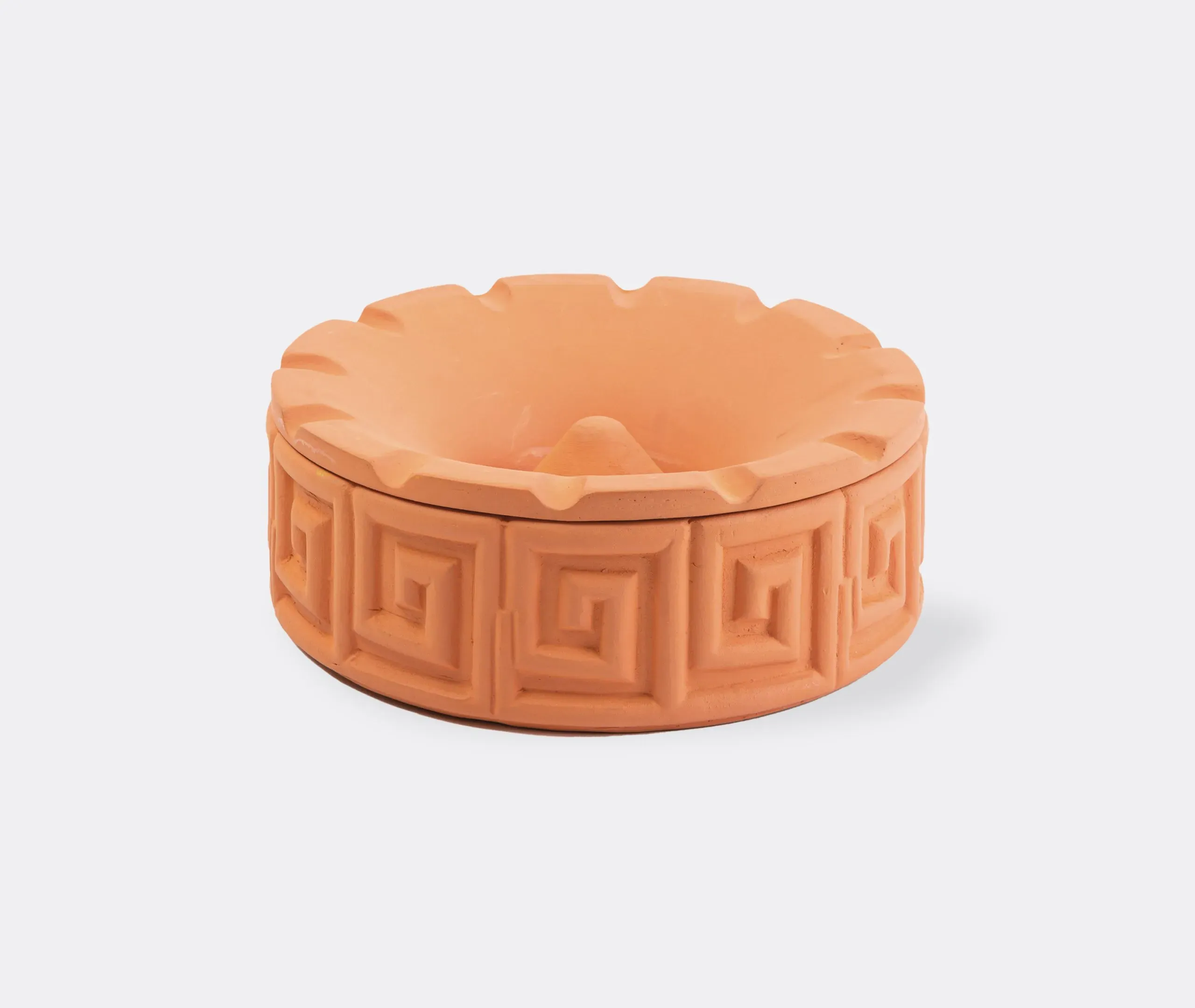 Geometric Ashtray - Terracotta image