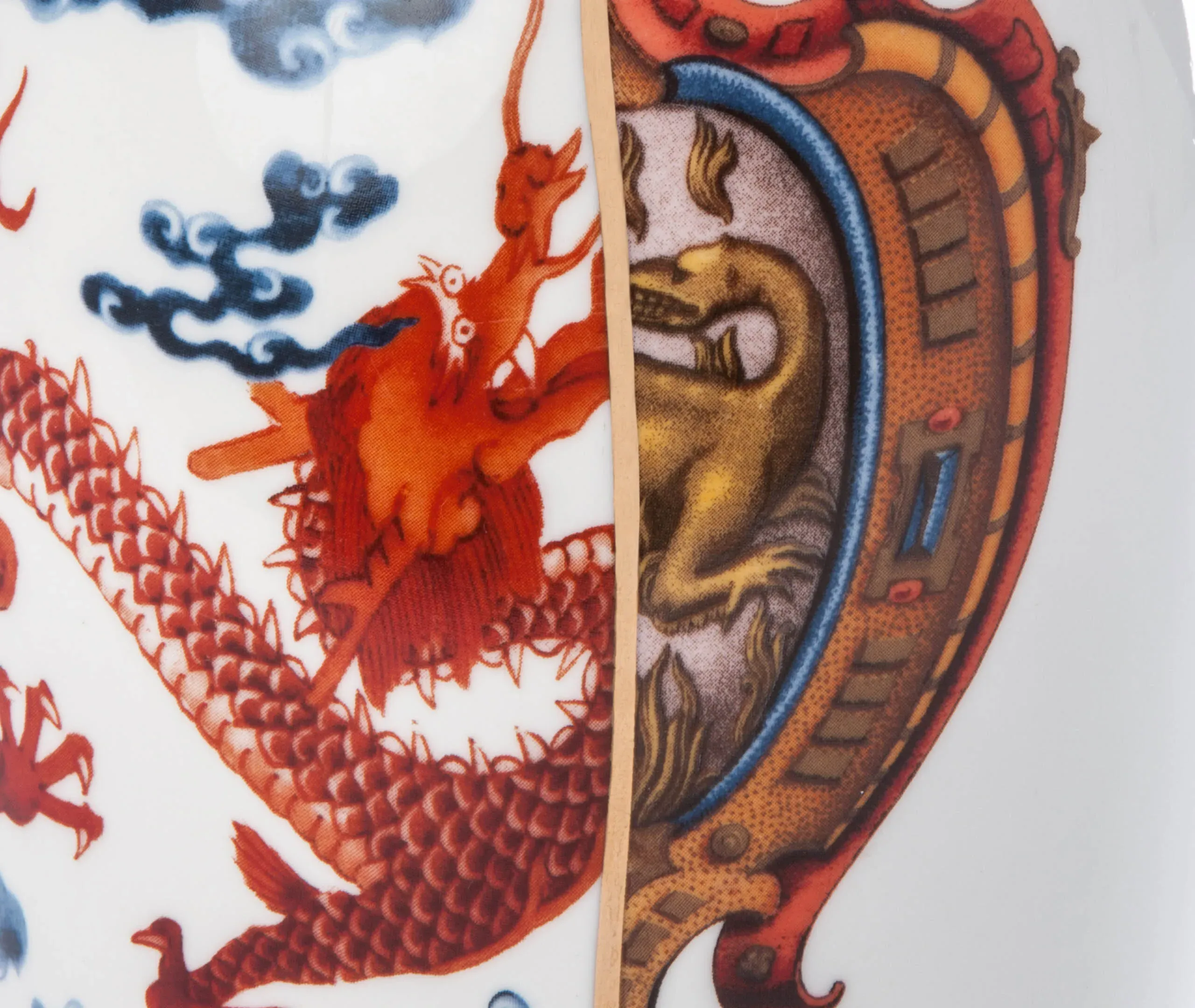 Hybrid Adelma Vase - Multicolor, Bone China