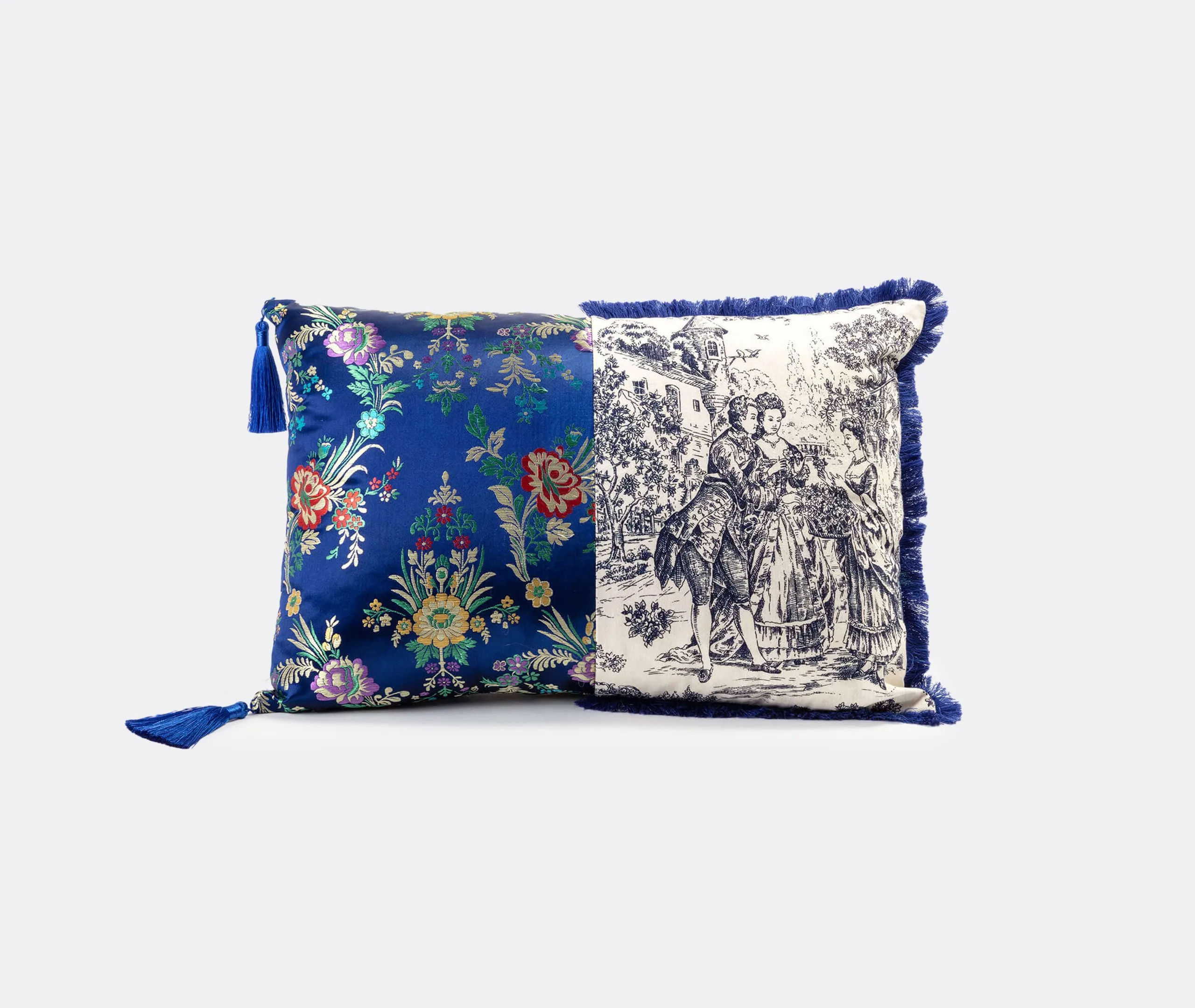 Hybrid Cushion with Plume Padding - Multicolor image