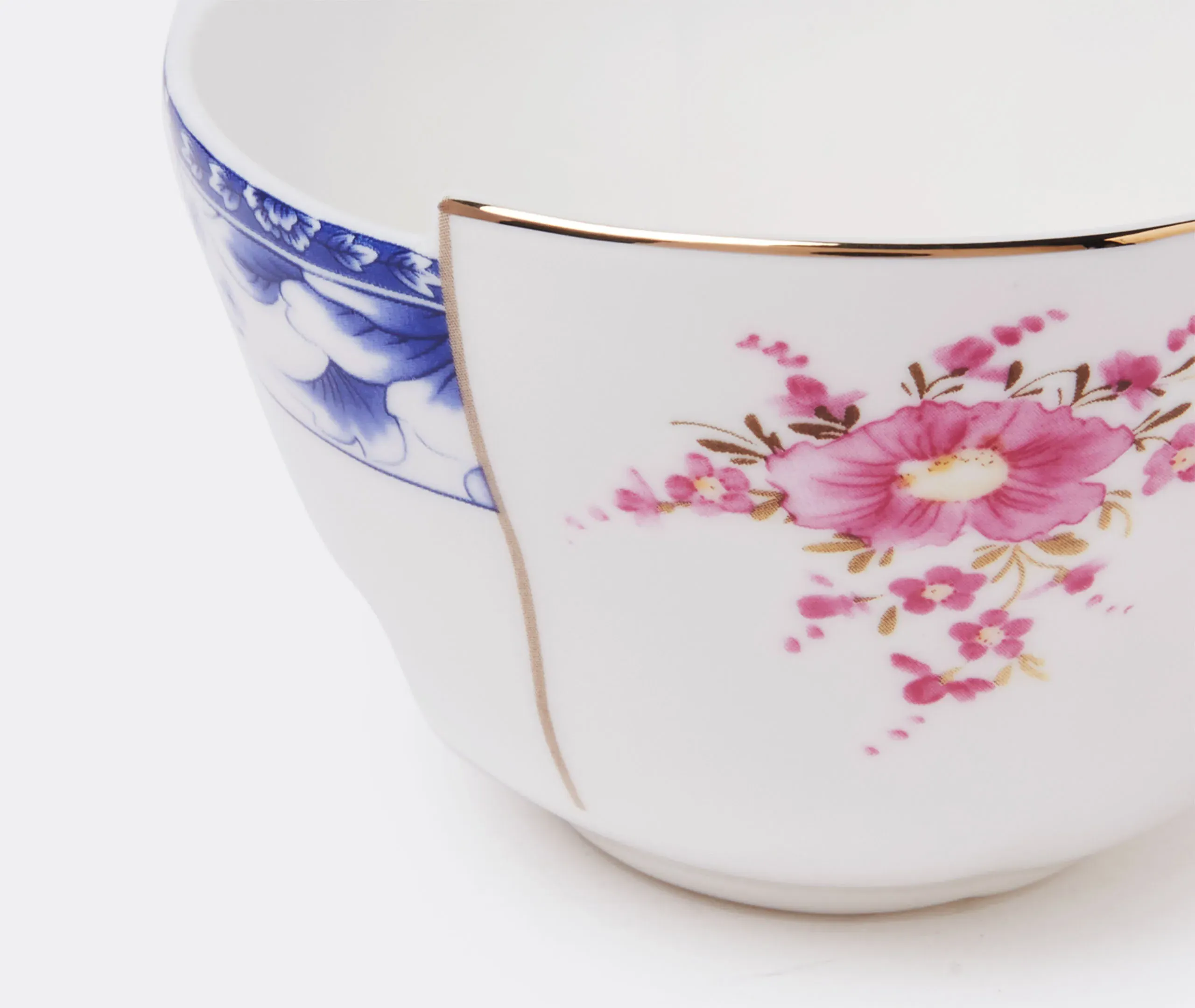 Hybrid Zenobia Teacup with Saucer - Multicolor, Bone China