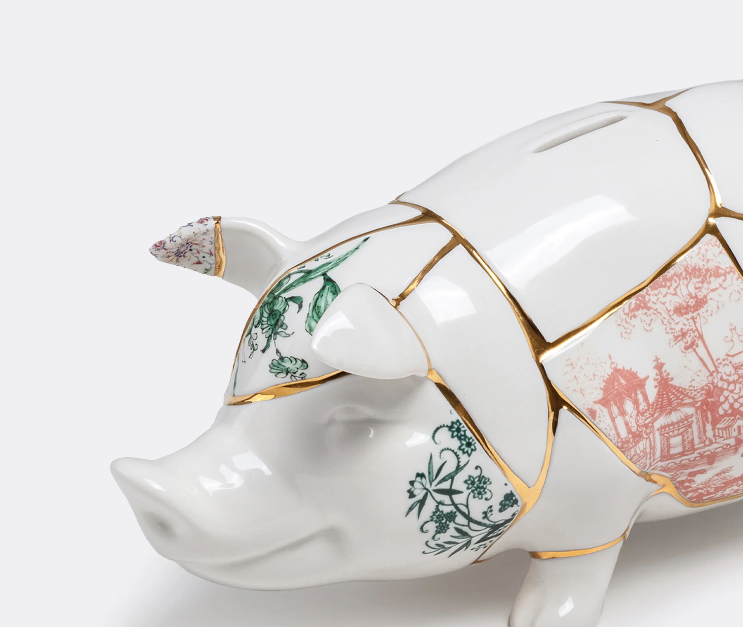 Kintsugi by Marcantonio Piggy Bank - Multicolor, Porcelain alternate view