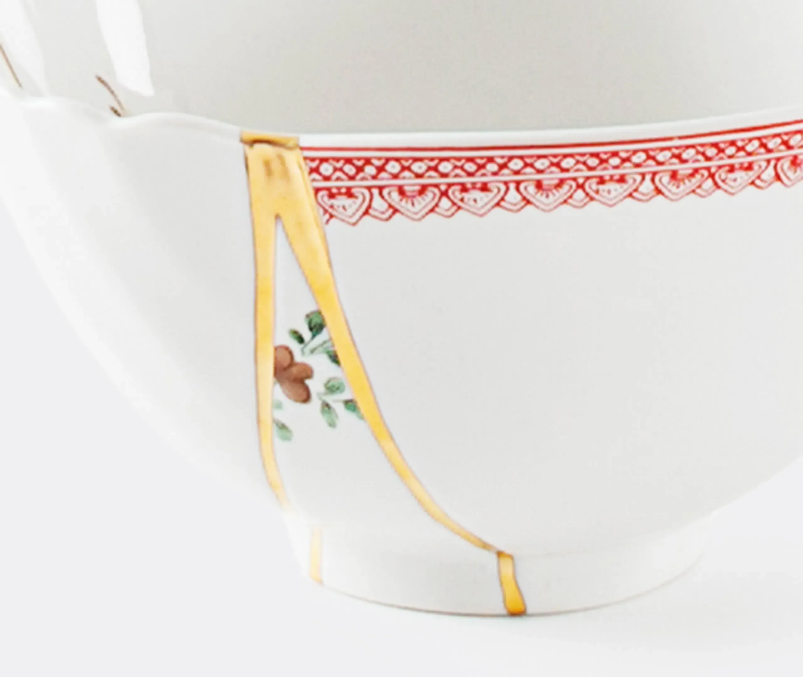 Kintsugi Fruit Bowl - Multicolor, Porcelain alternate view