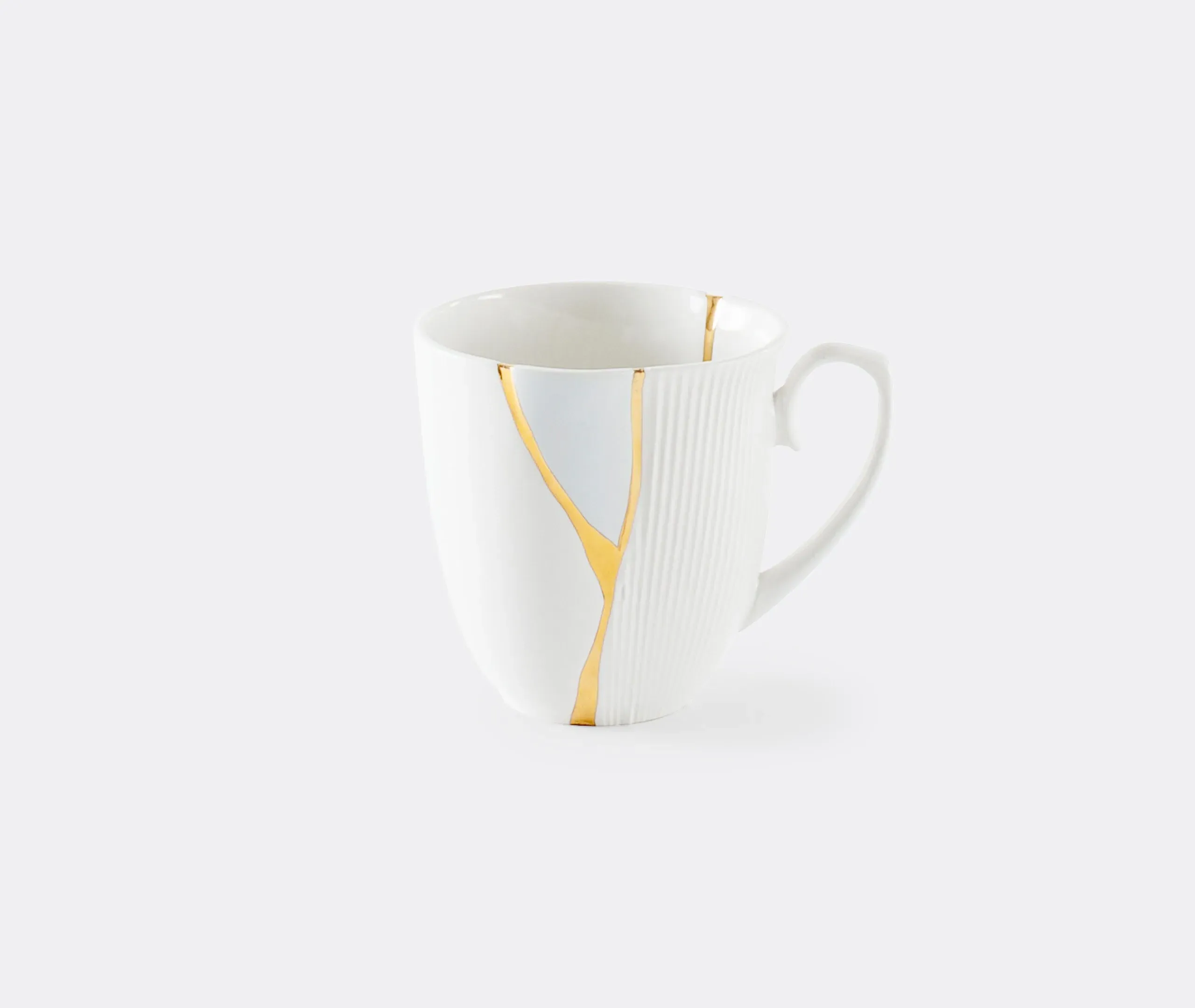 Kintsugi Mug No 2 - White, Porcelain