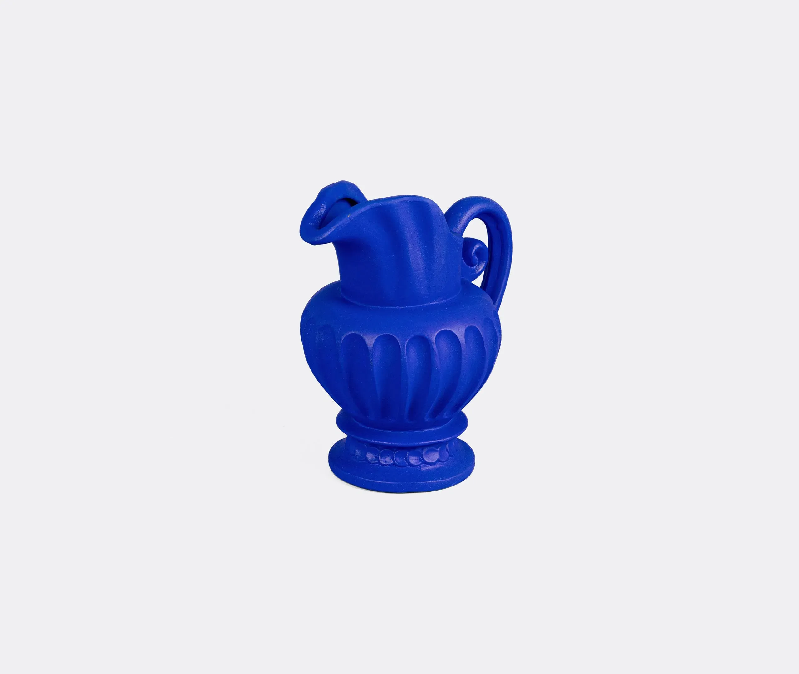 Magna Graecia Caraffa Terracotta Vase - Cobalt Blue