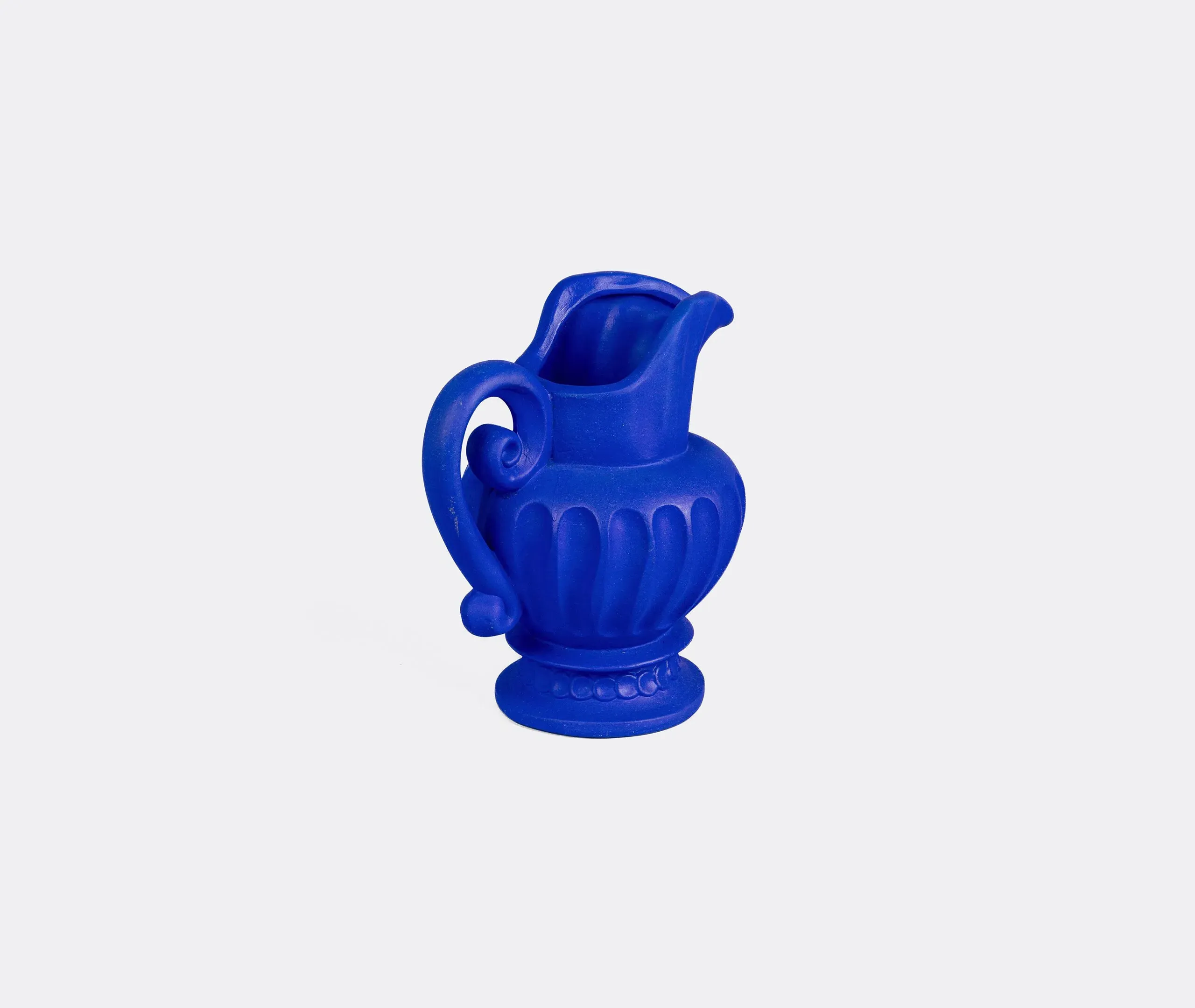 Magna Graecia Caraffa Terracotta Vase - Cobalt Blue