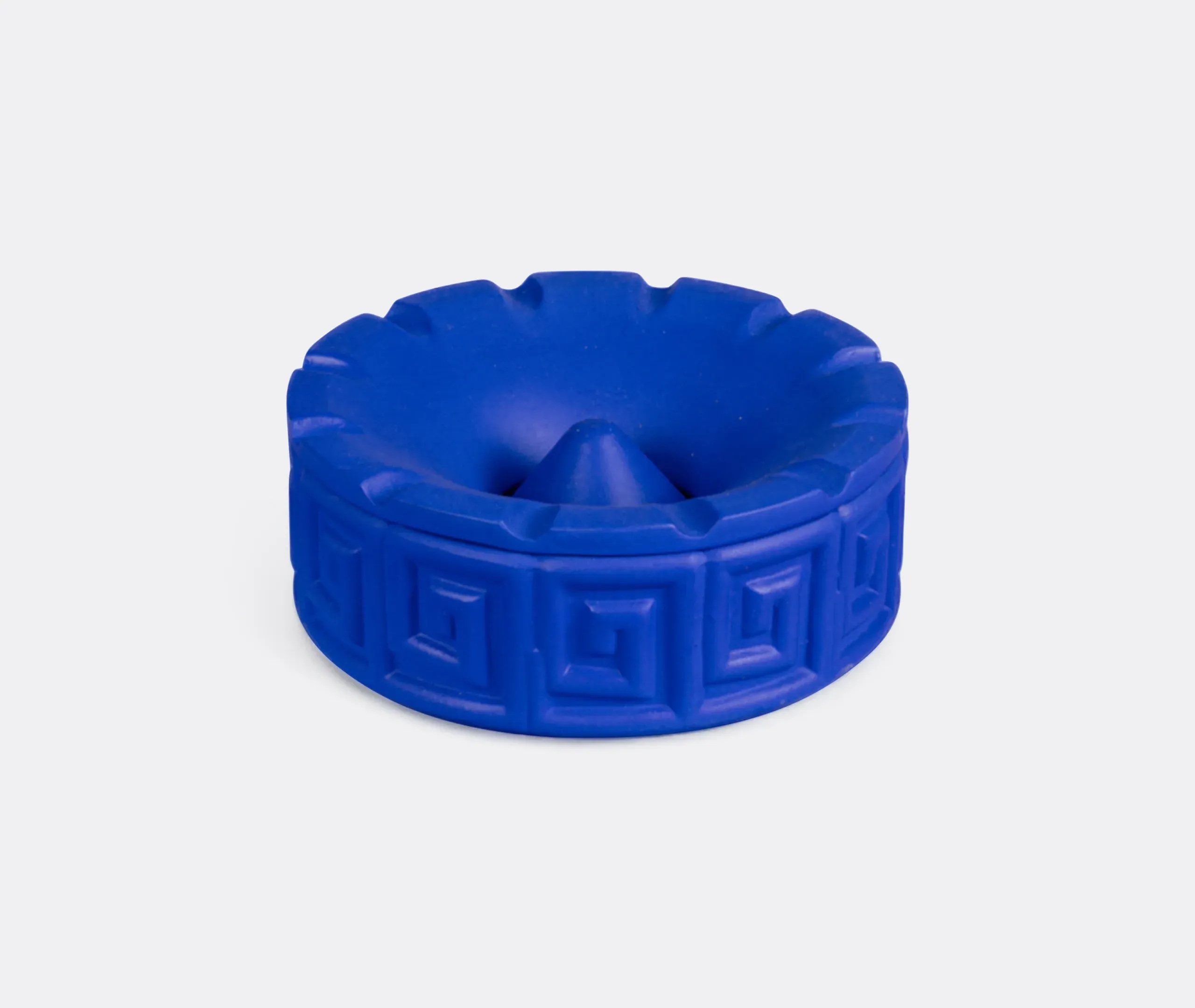 Magna Graecia Greche Terracotta Ashtray - Cobalt Blue image