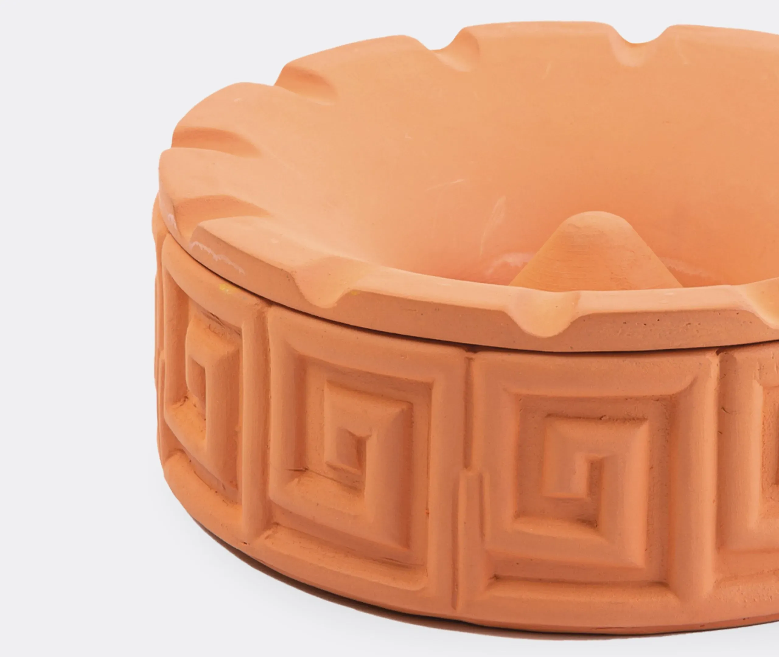 Magna Graecia Greche Terracotta Ashtray - Terracotta