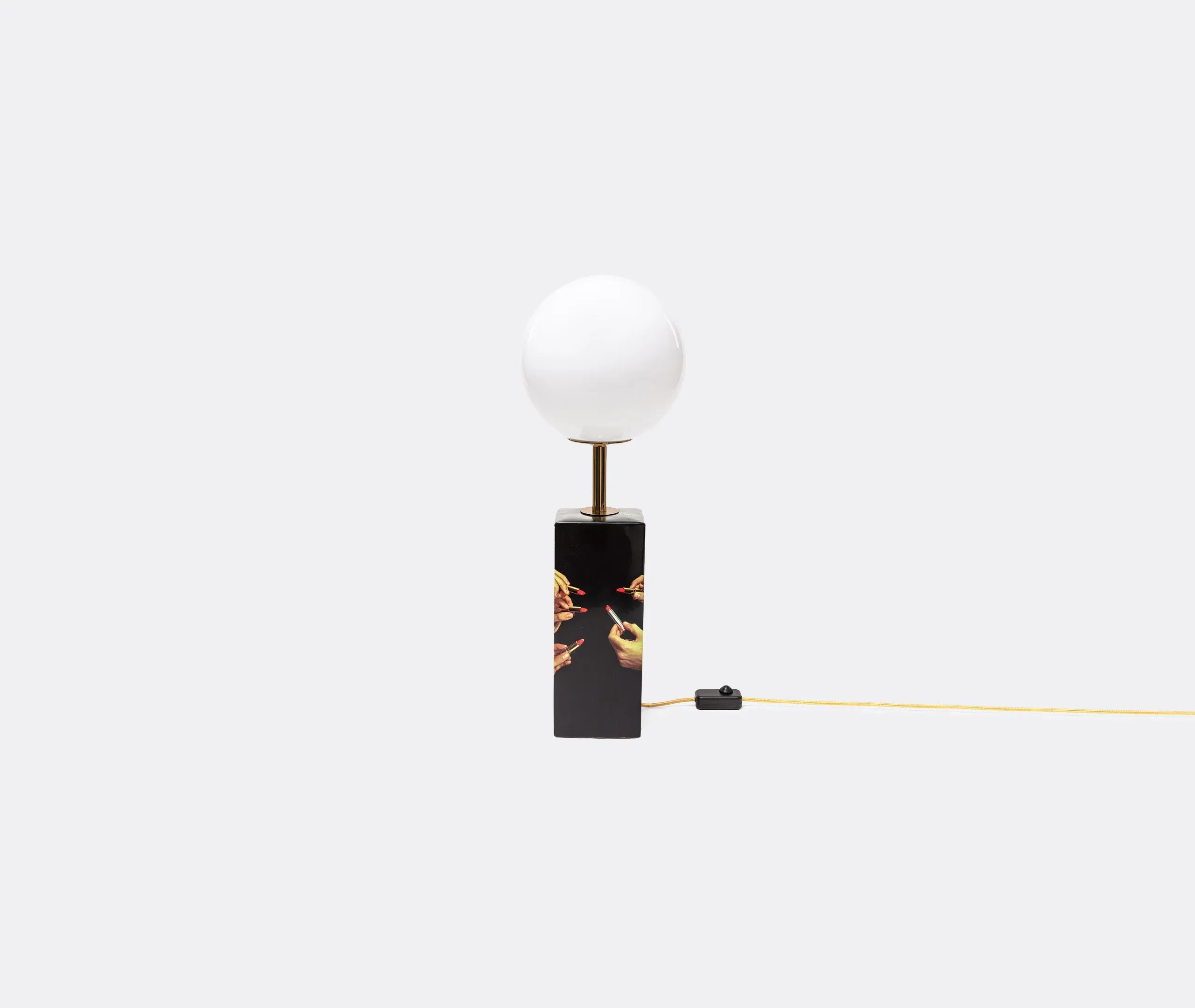 Table Lamp with UK Plug - Multicolor, Porcelain image