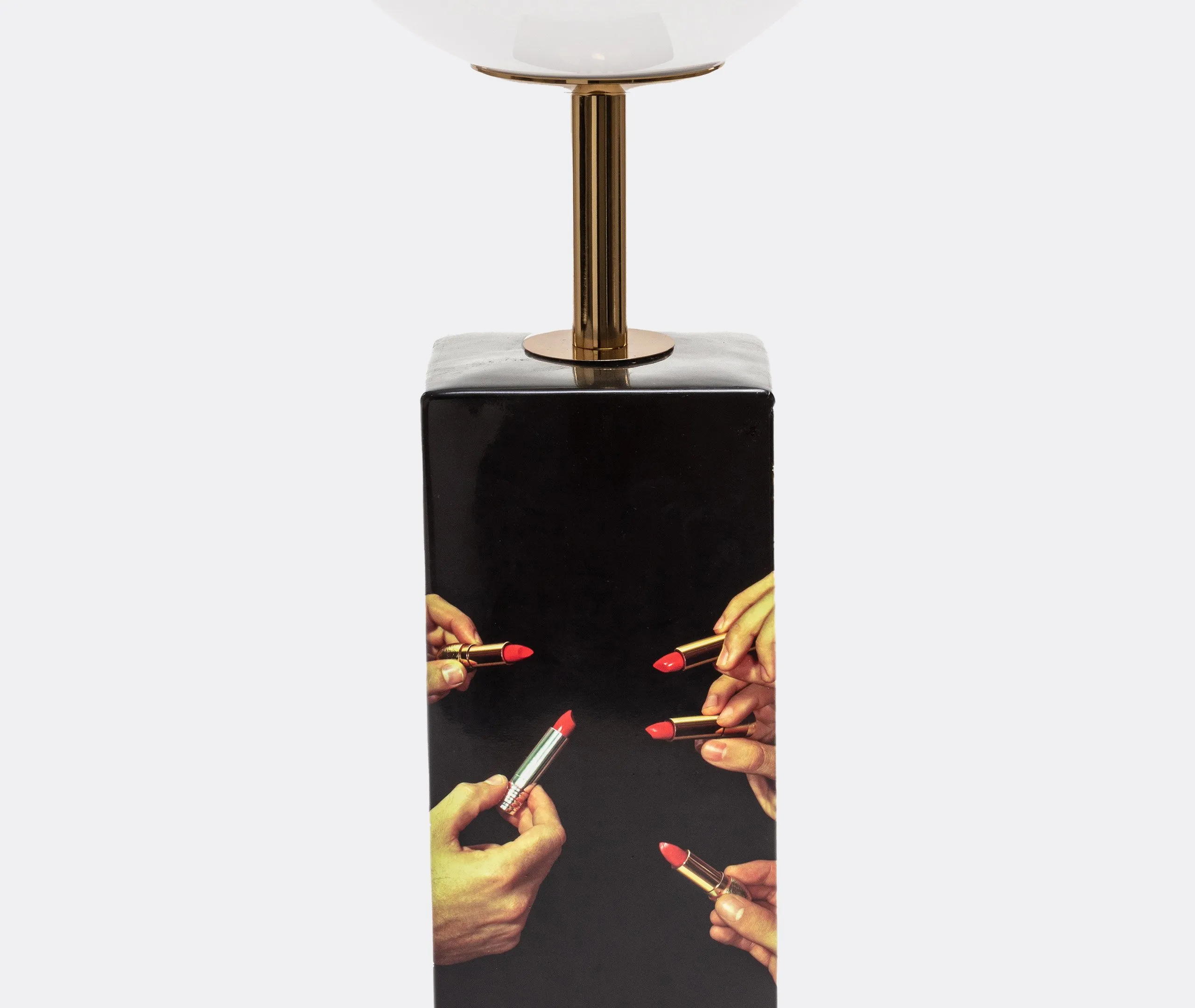 Table Lamp with US Plug - Multicolor, Porcelain