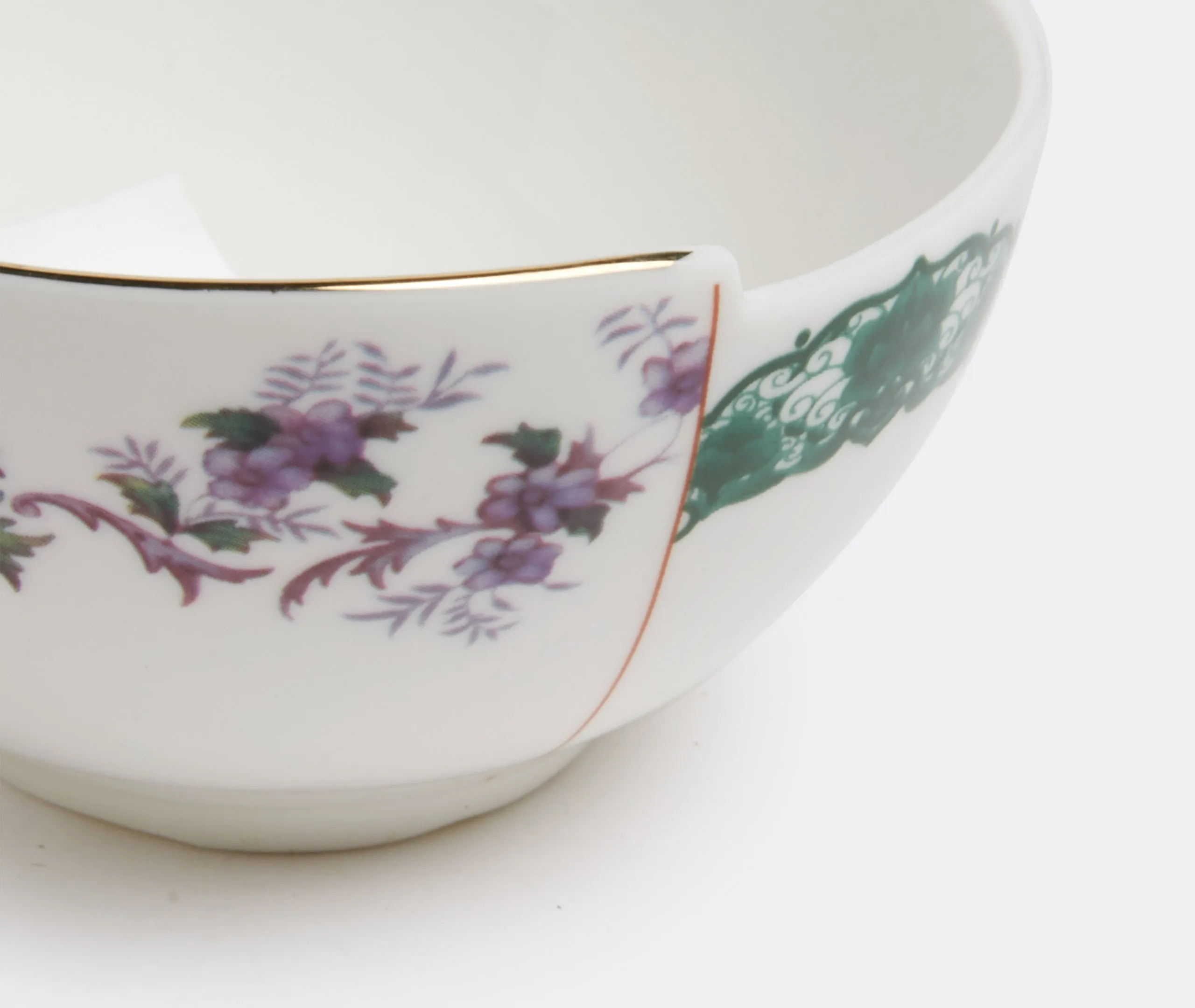 Teacup with Saucer Set - Multicolor, Bone China