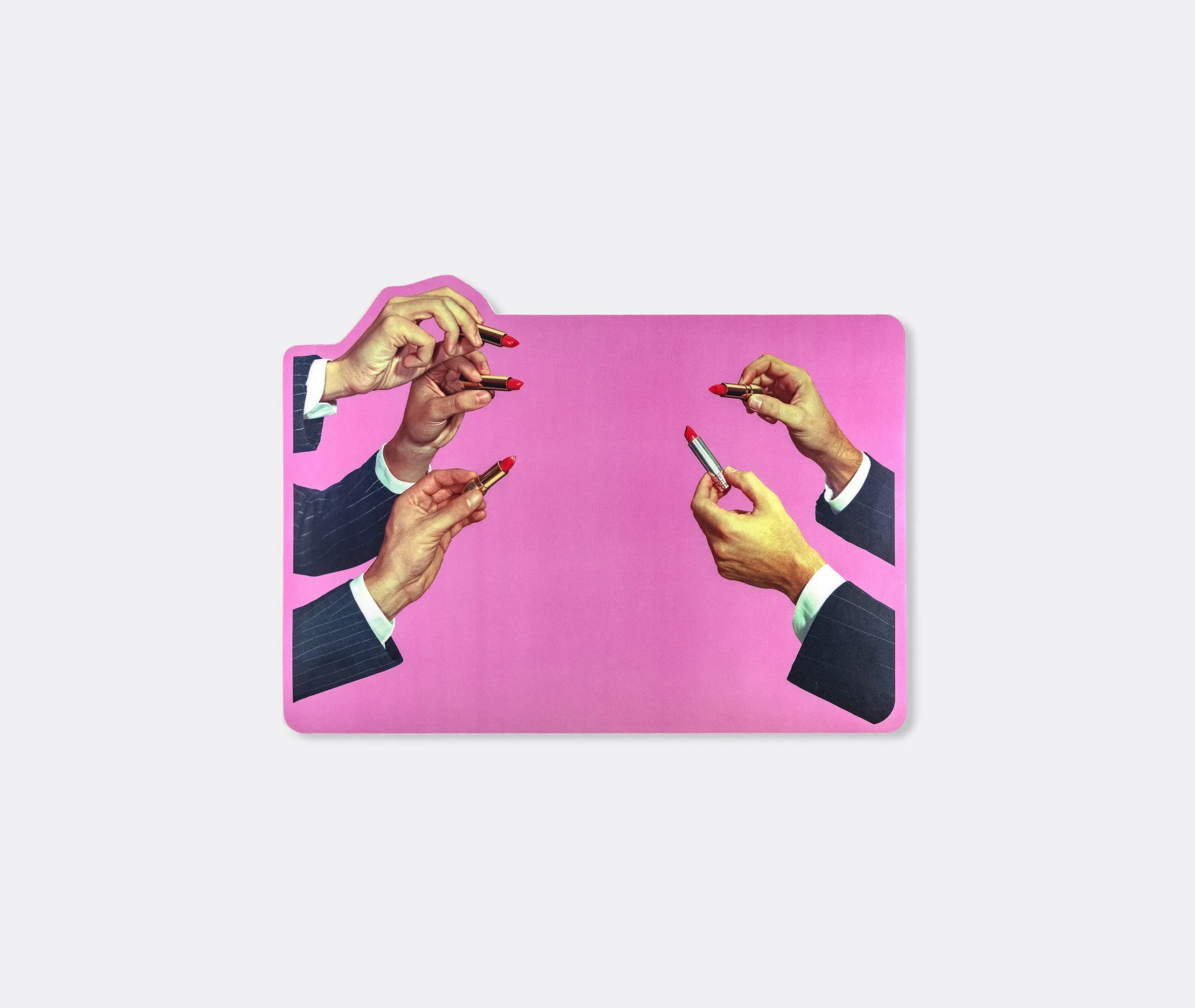 Toiletpaper Lipsticks Placemat - Pink product
