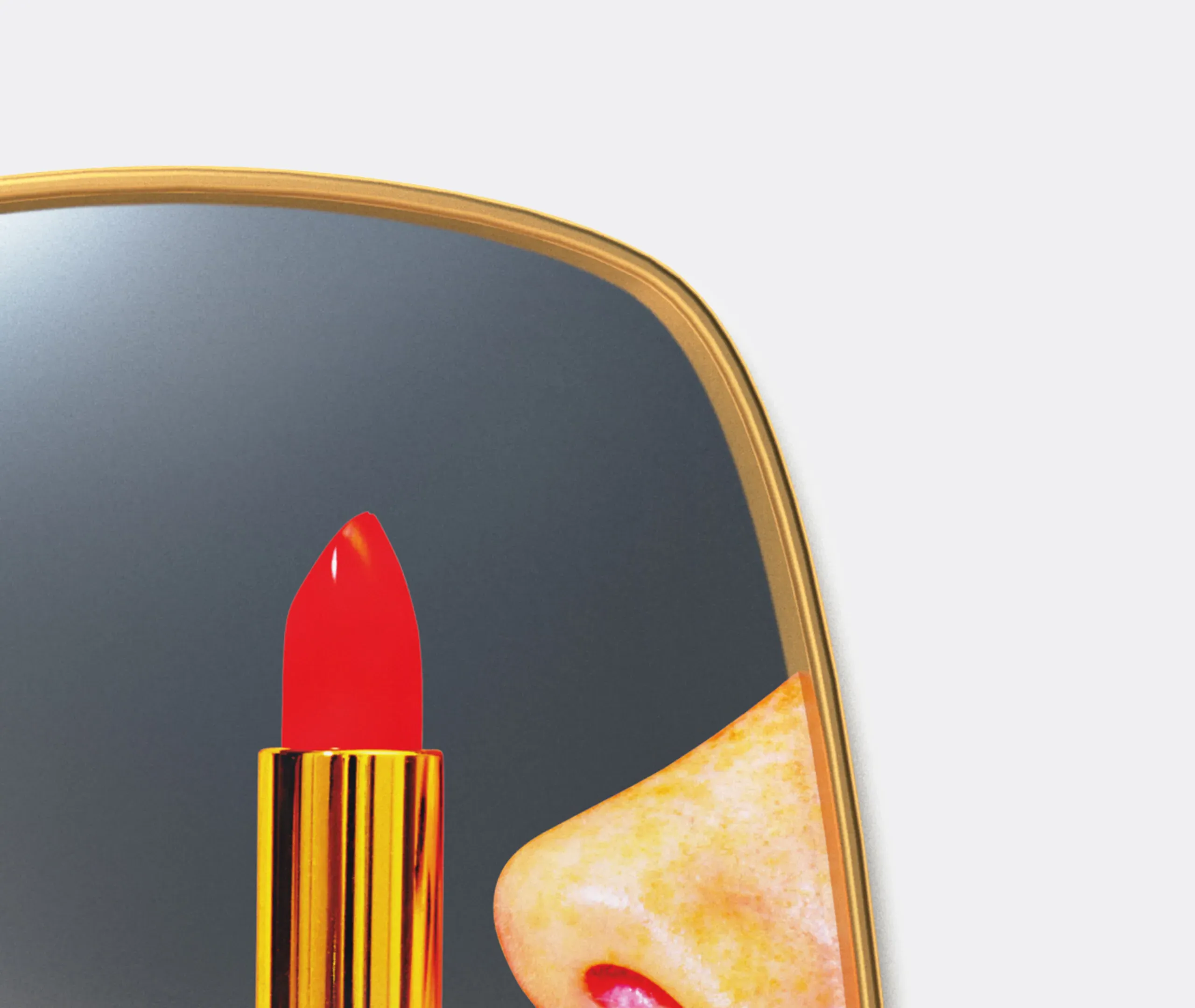 Toiletpaper x Seletti Tongue Wall Mirror - Multicolor alternate view