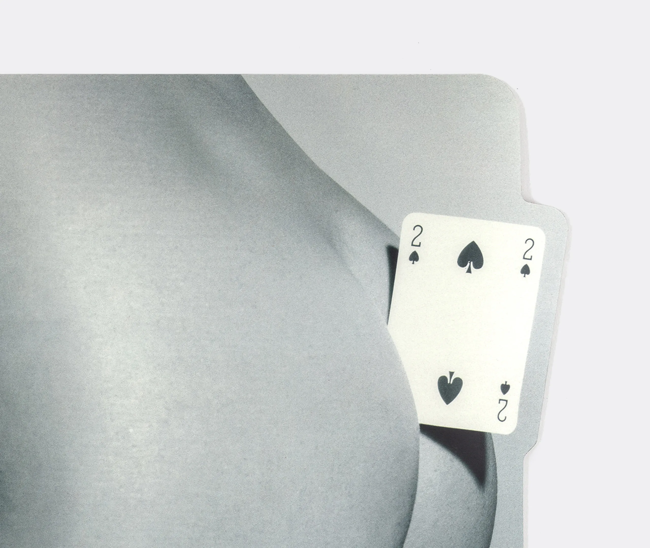 Two of Spades Placemat - Grey alternate view