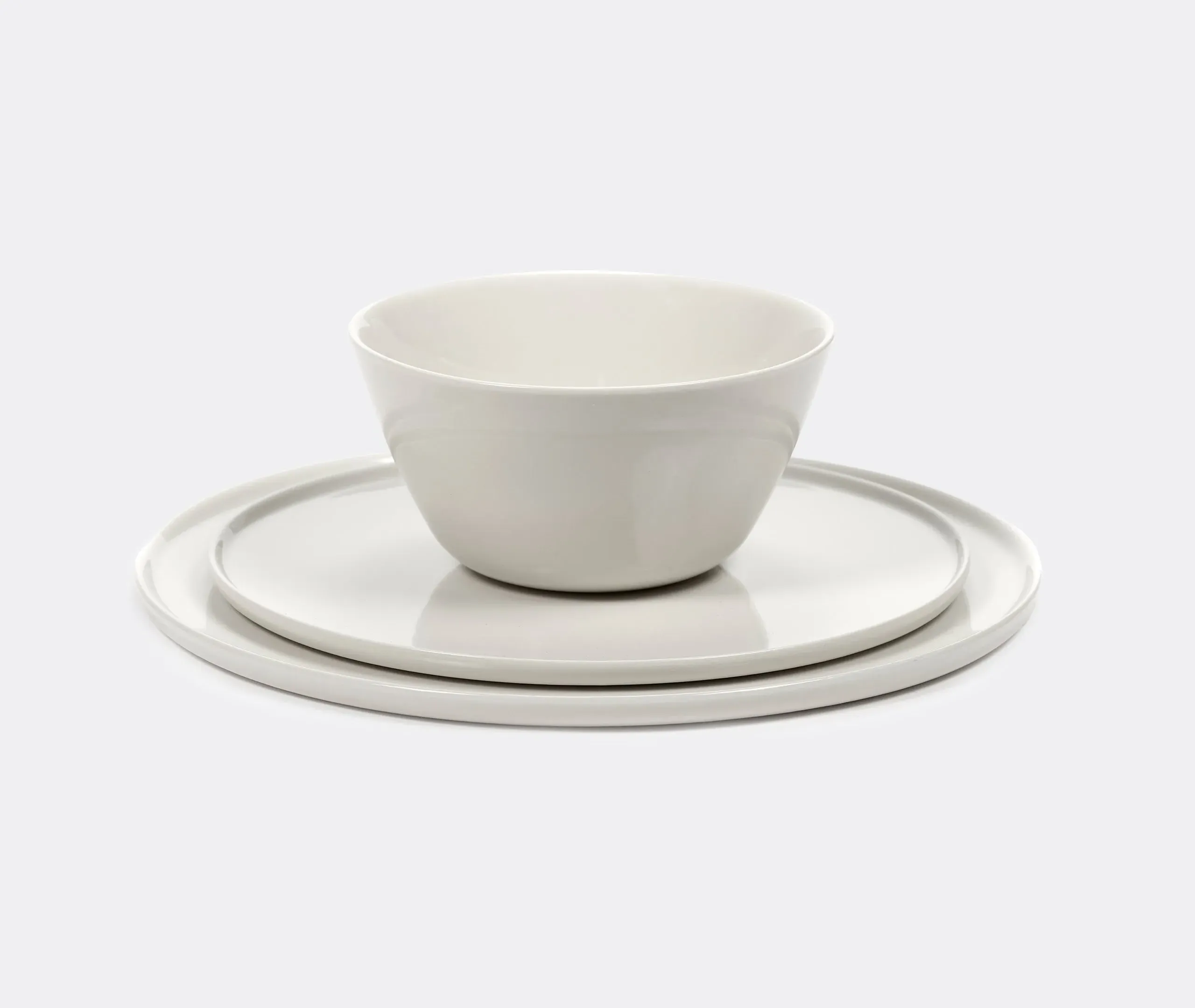 12-Piece Dinner Set - Ivory, Porcelain