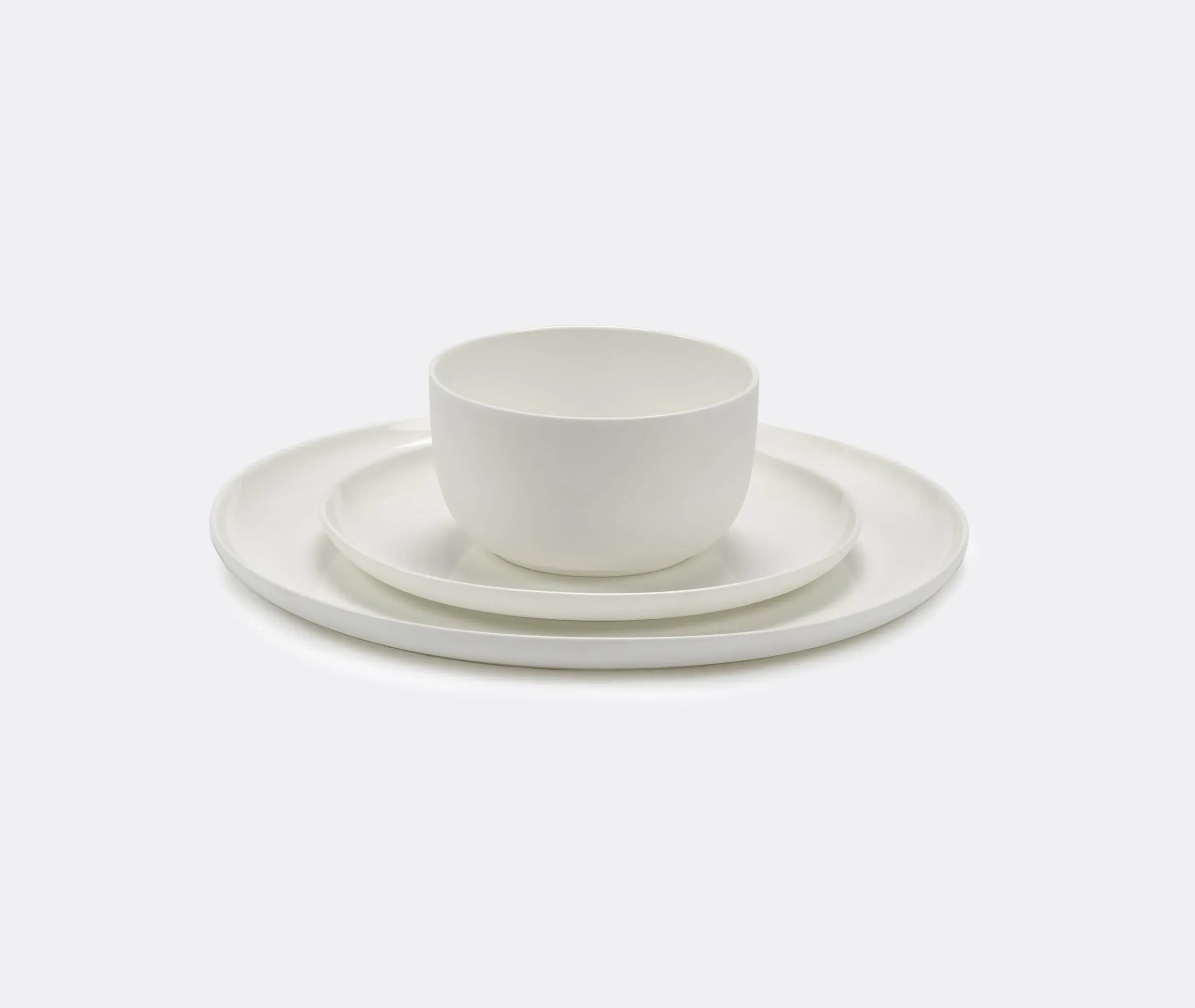12-Piece Dinner Set - White, Fine Bone China