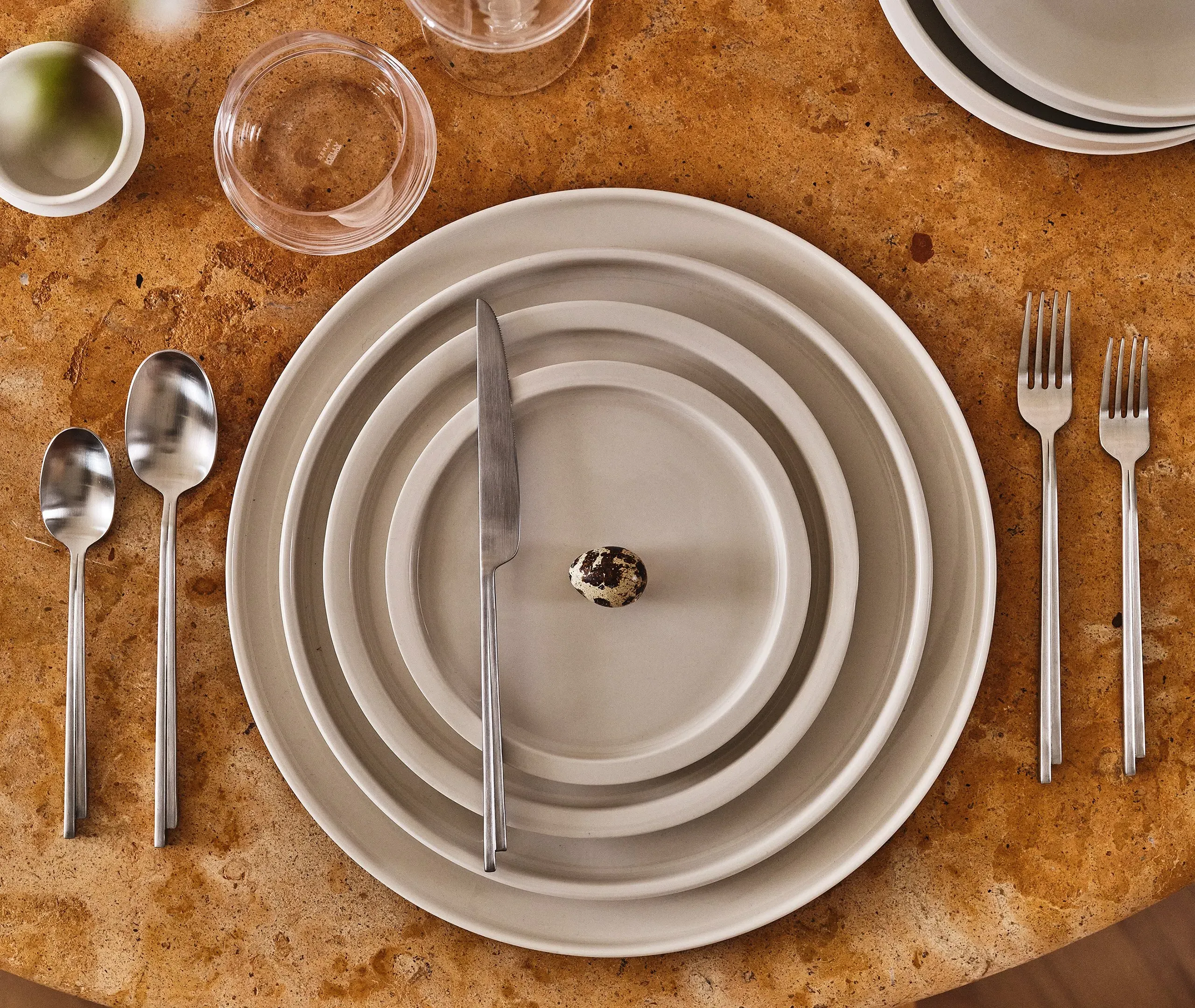 12-Piece Dinner Set - White, Porcelain
