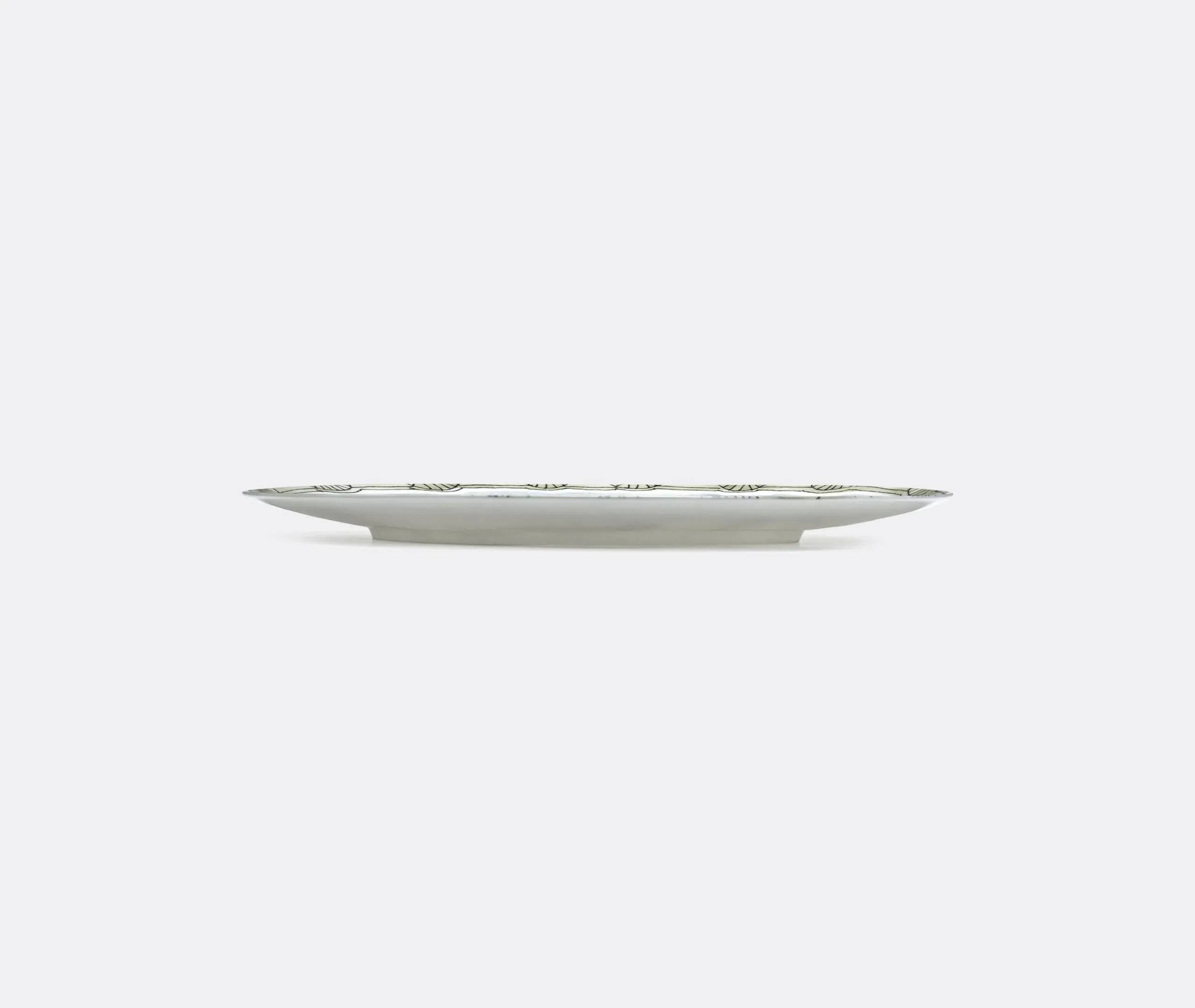 2-Piece Dinner Plate Set - Blue, Fine Bone China