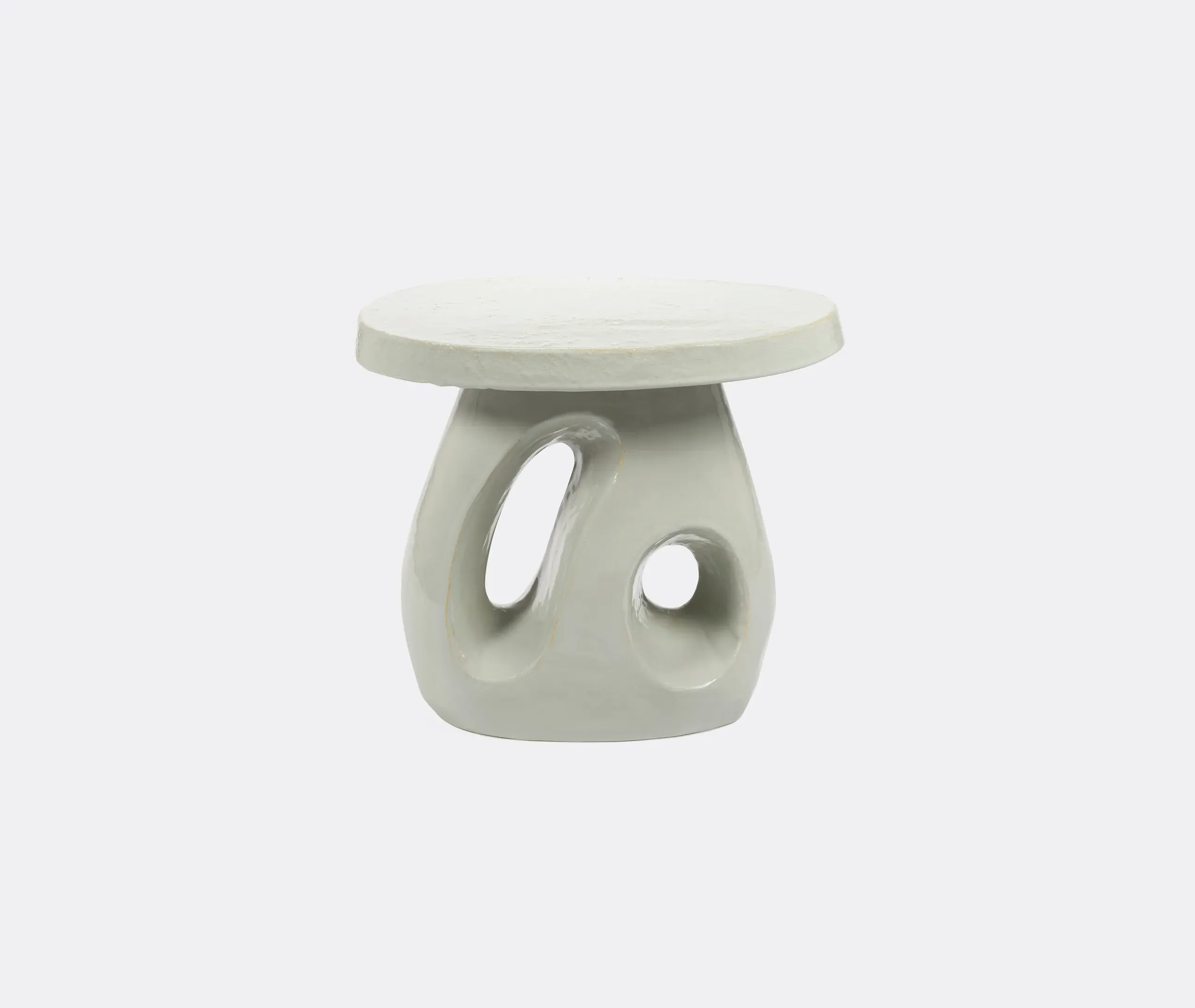 Amé Side Table - Grey, Stoneware product