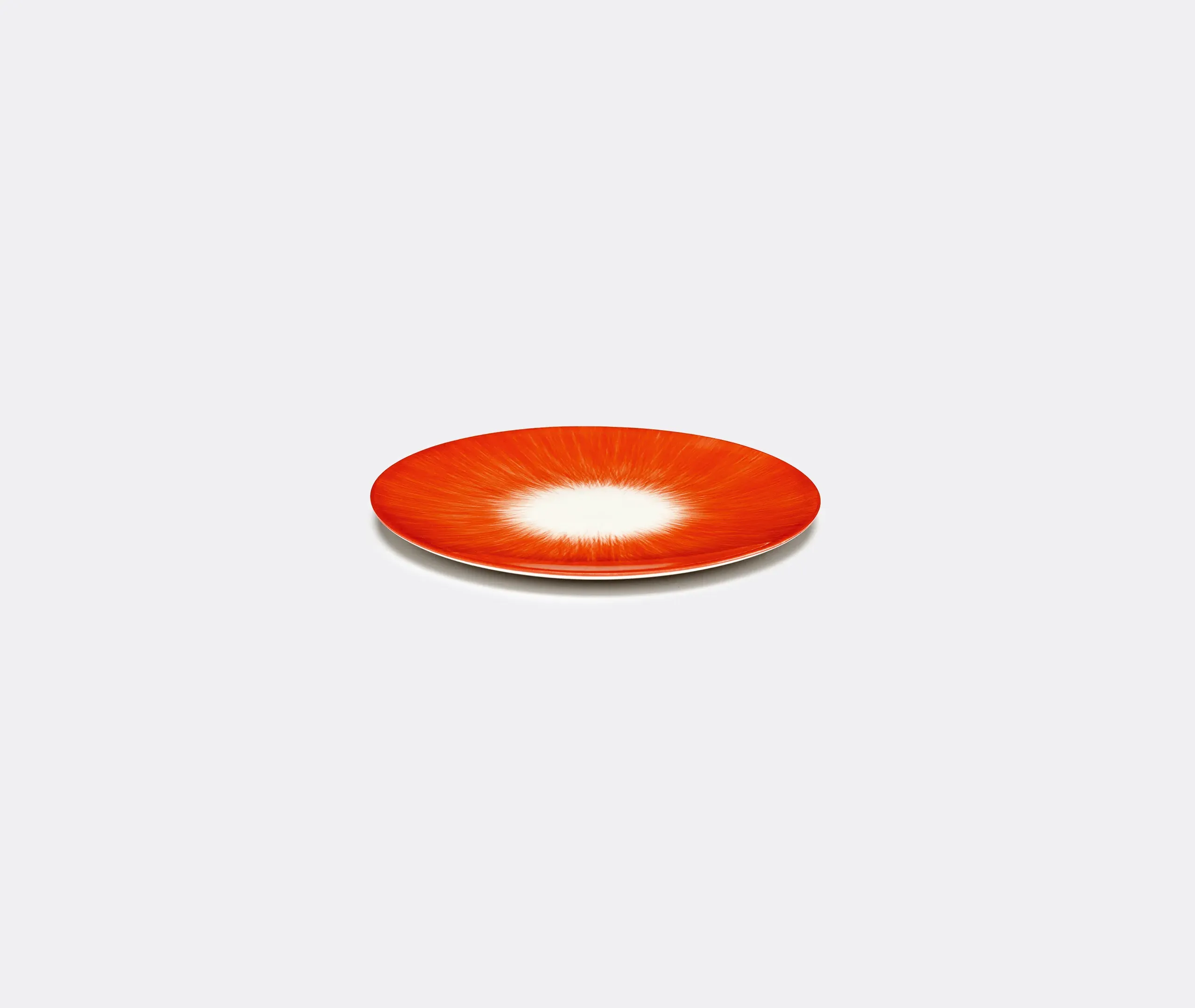 Ann Demeulemeester Dé Dessert Plate Set of Two - White and Red, Fine Porcelain alternate view