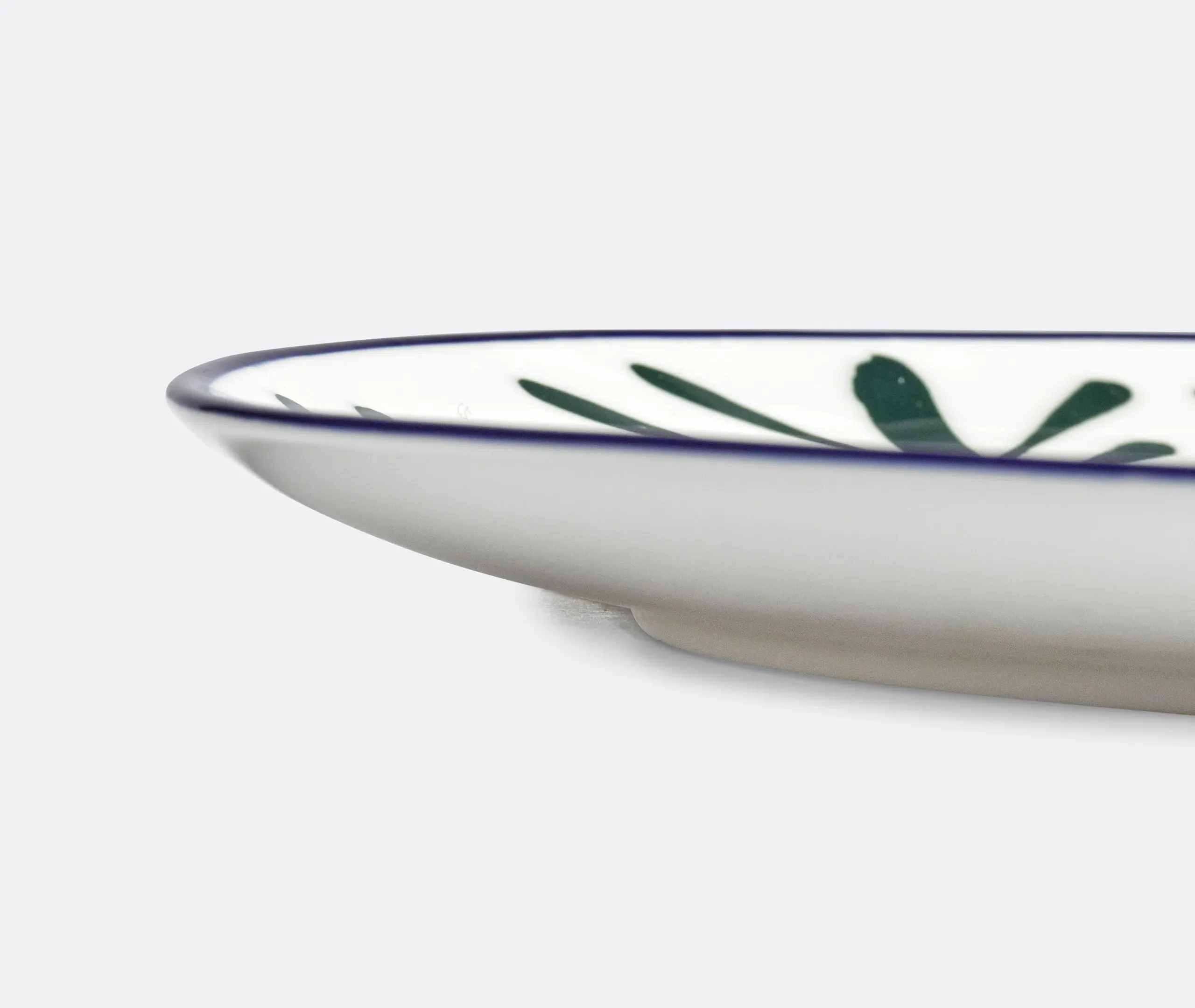 Bazaar Breakfast Plate Set of Four - Green and Blue alternate view
