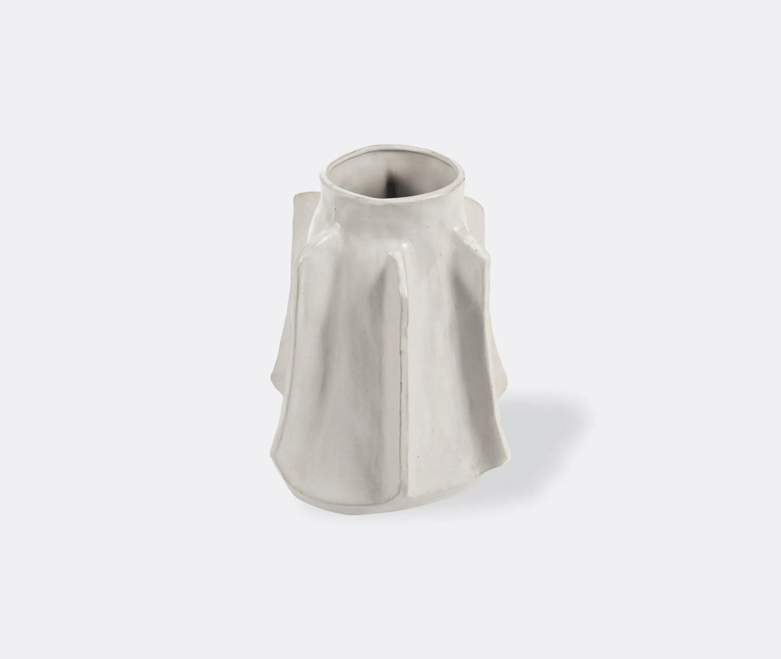 Billy Vase 01 Large Vase - White, Stoneware