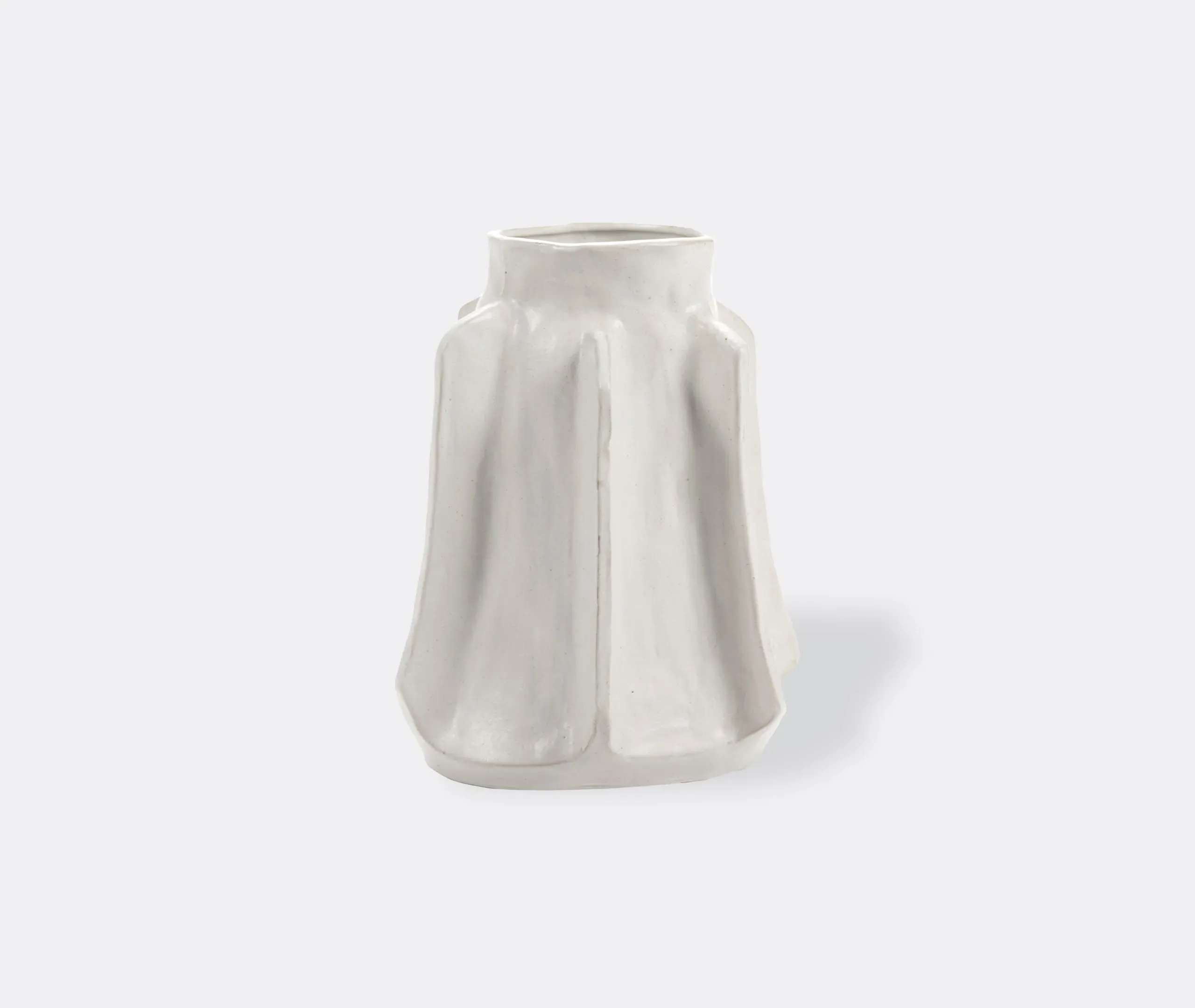 Billy Vase 01 Large Vase - White, Stoneware