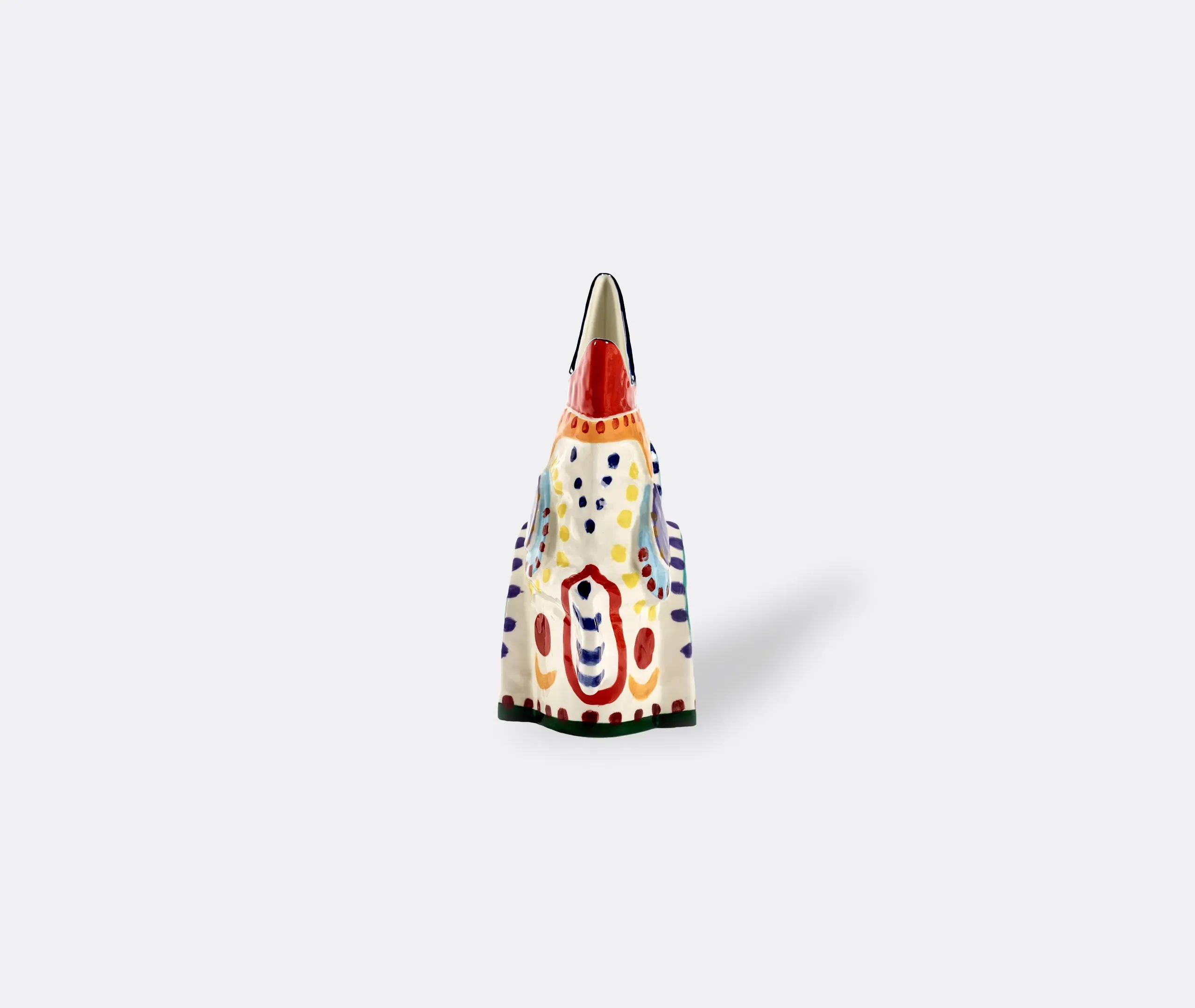 Bird-Shaped Vase - Multicolor, Stoneware