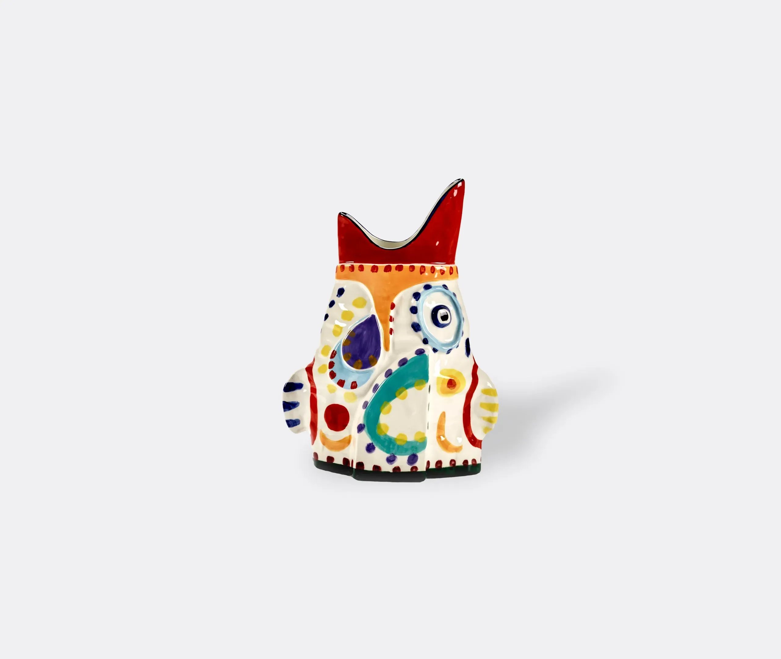 Bird-Shaped Vase - Multicolor, Stoneware image