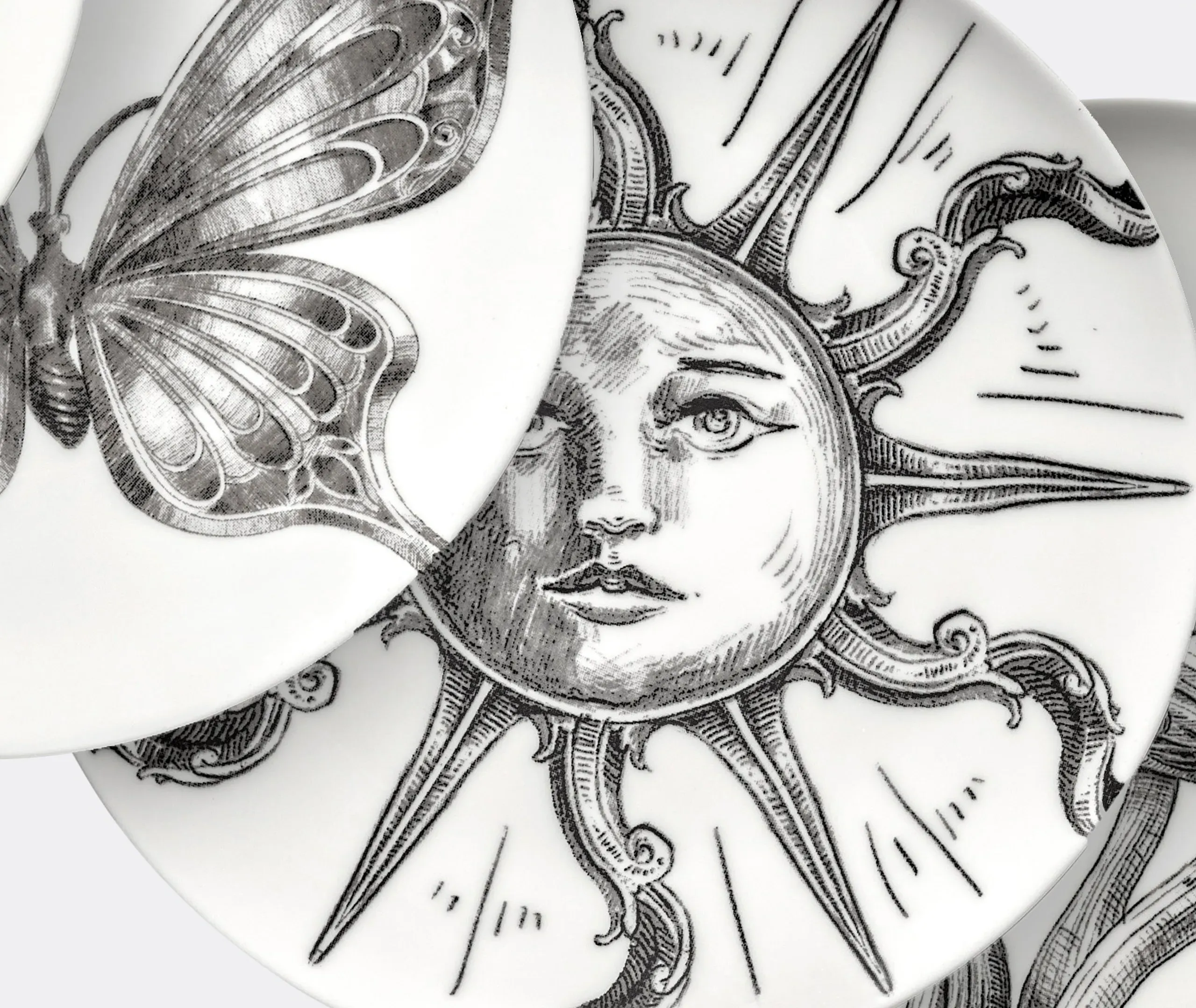 Bread Plate Set of 4 - White, Porcelain