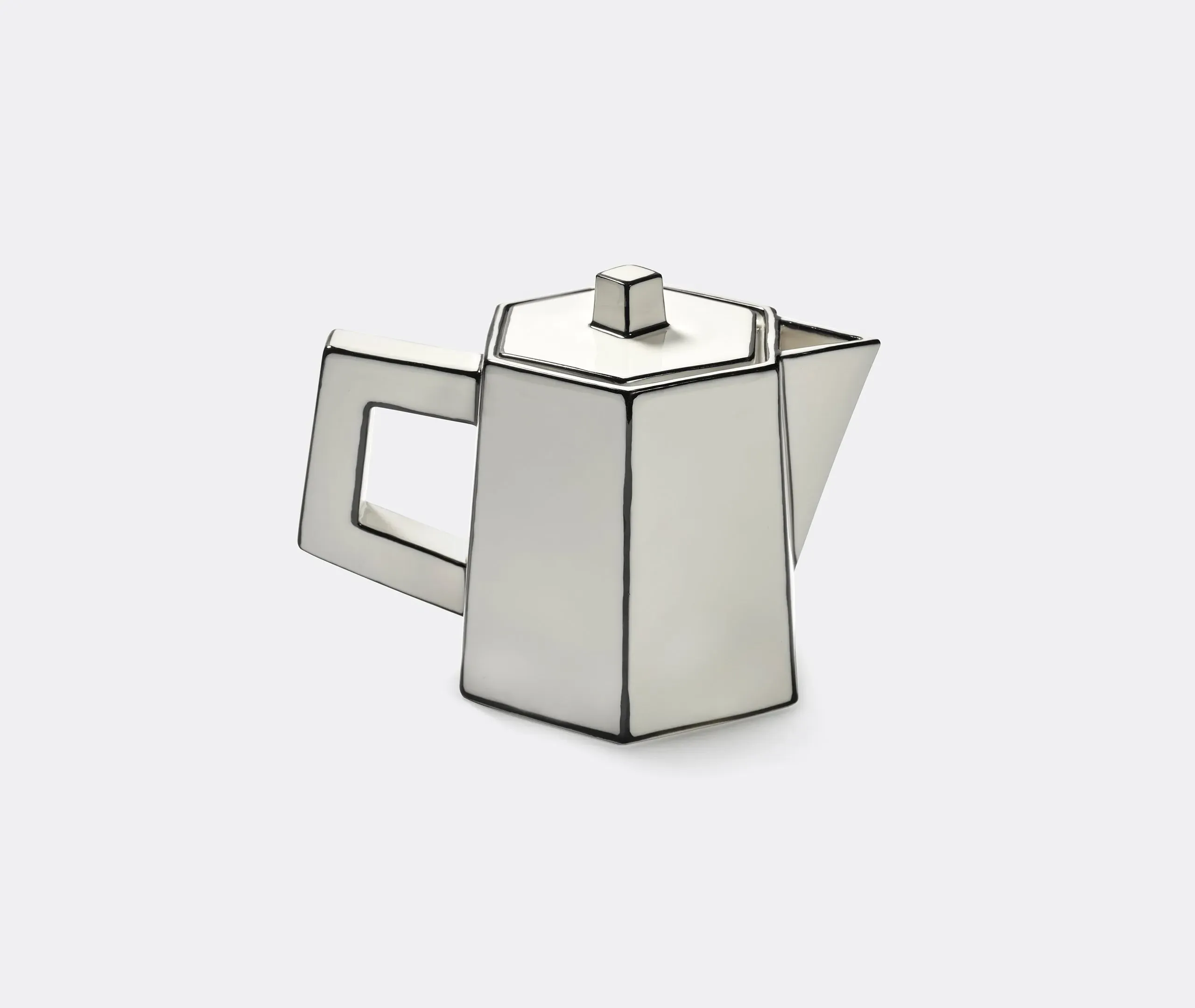 Carte Blanche Teapot - White, Porcelain