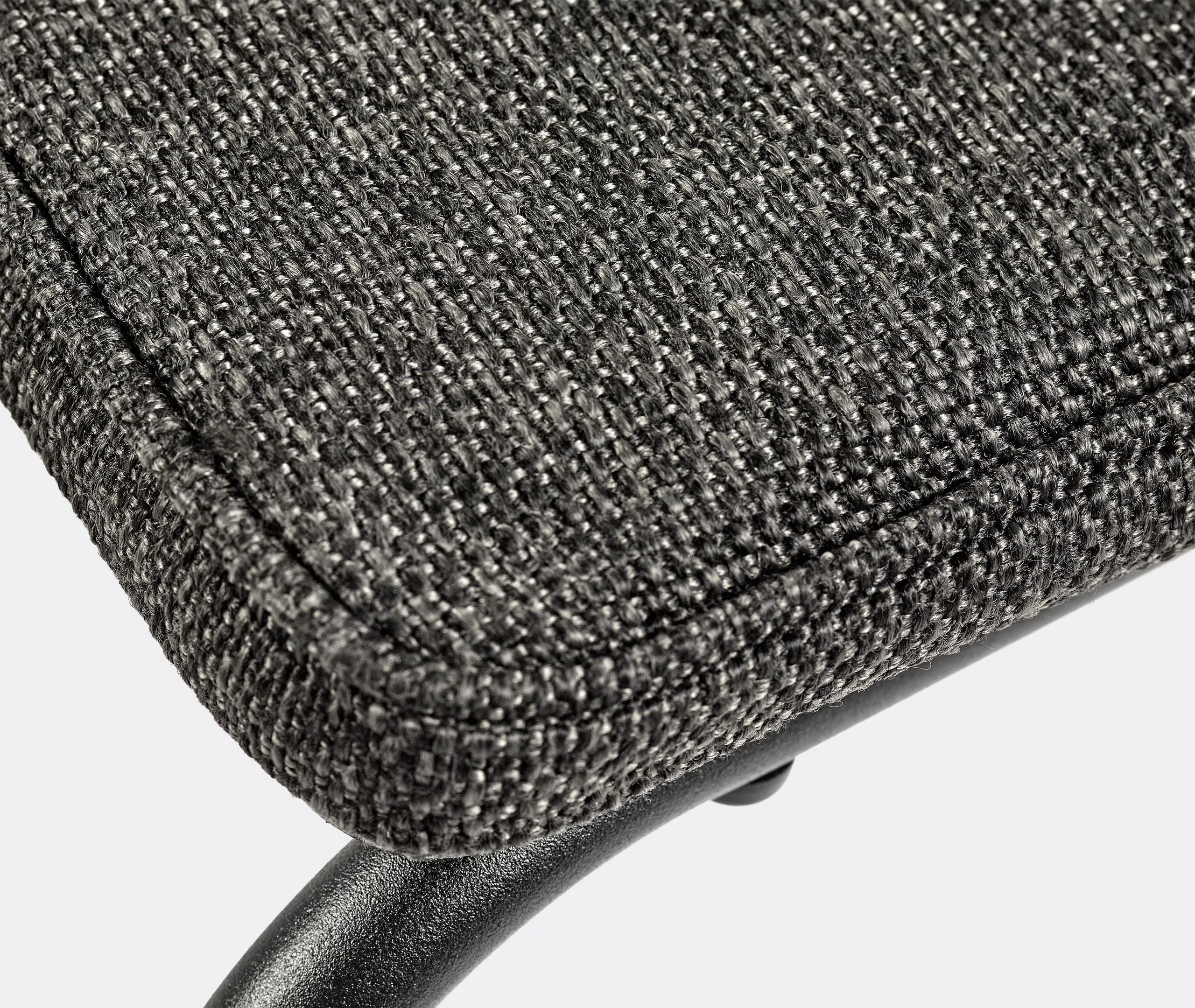 Chair Cushion with Straps - Black, QuickDry Foam