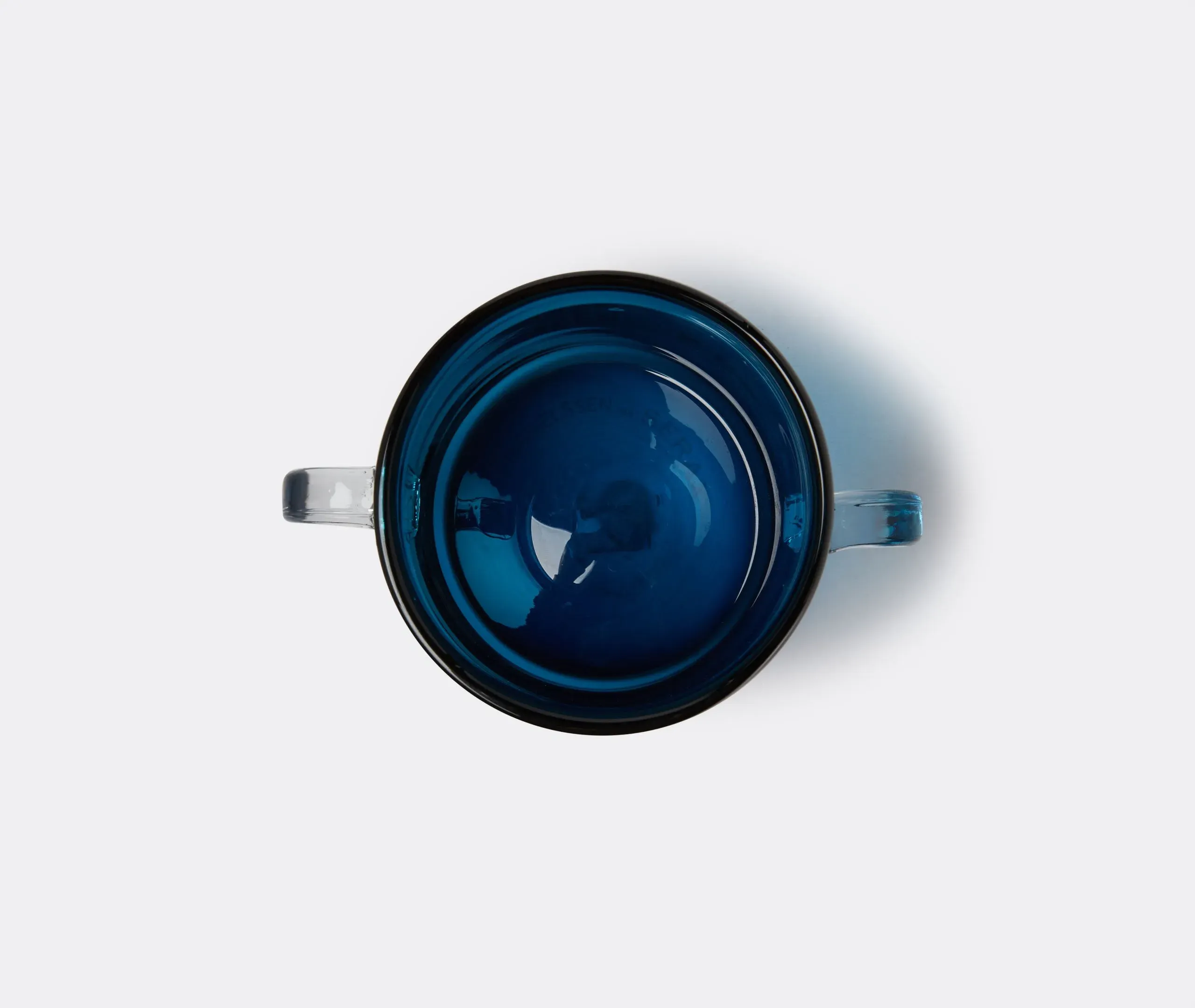 Cylindrical Vase - Dark Blue, Glass