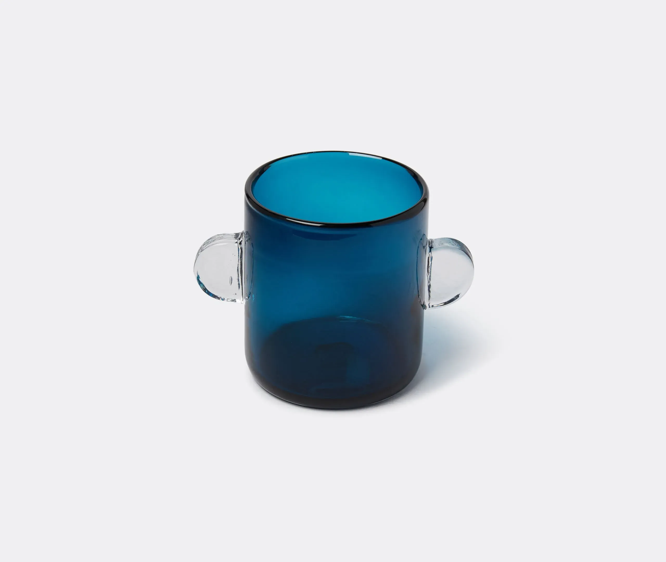 Cylindrical Vase - Dark Blue, Glass image