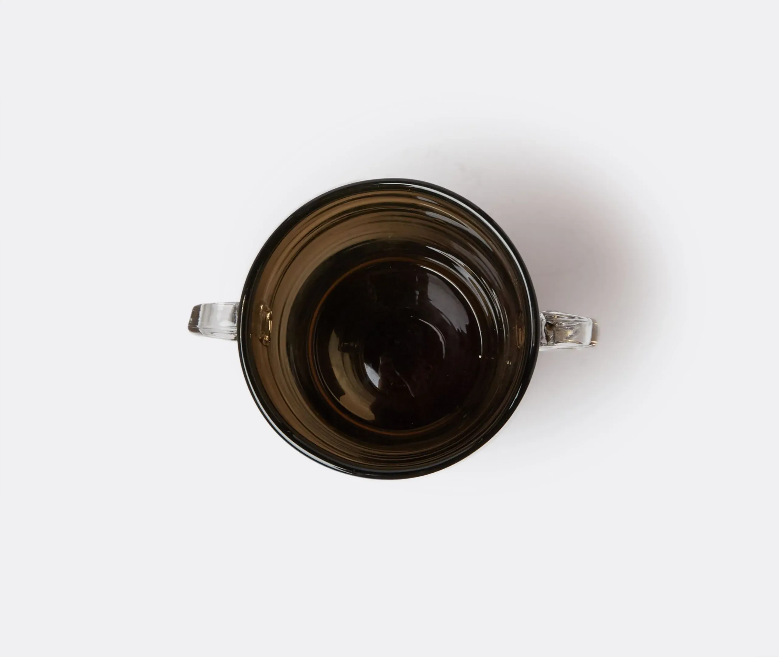 Cylindrical Vase - Dark Brown, Glass