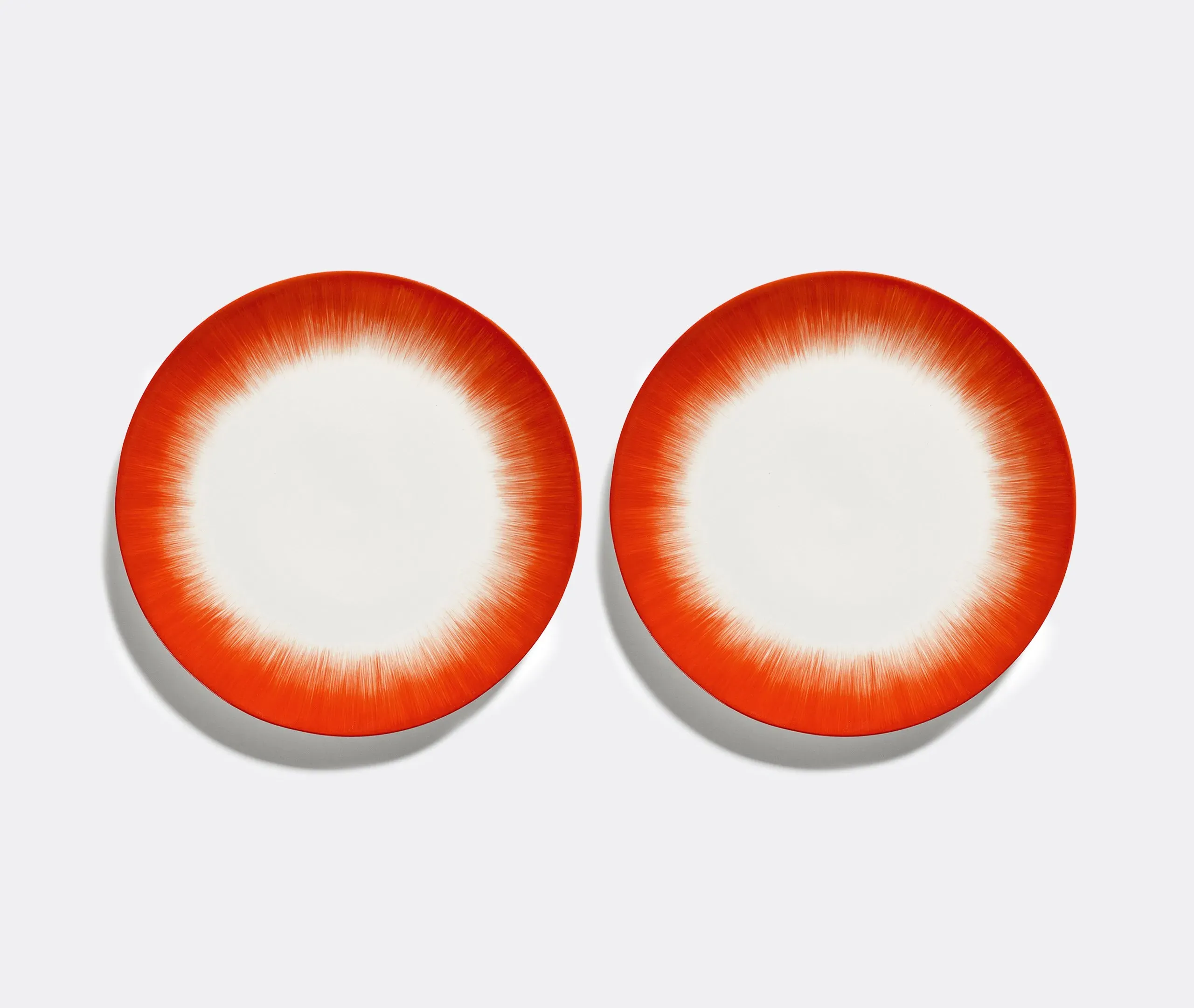 Dé Dinner Plate Set of Two - White, Porcelain