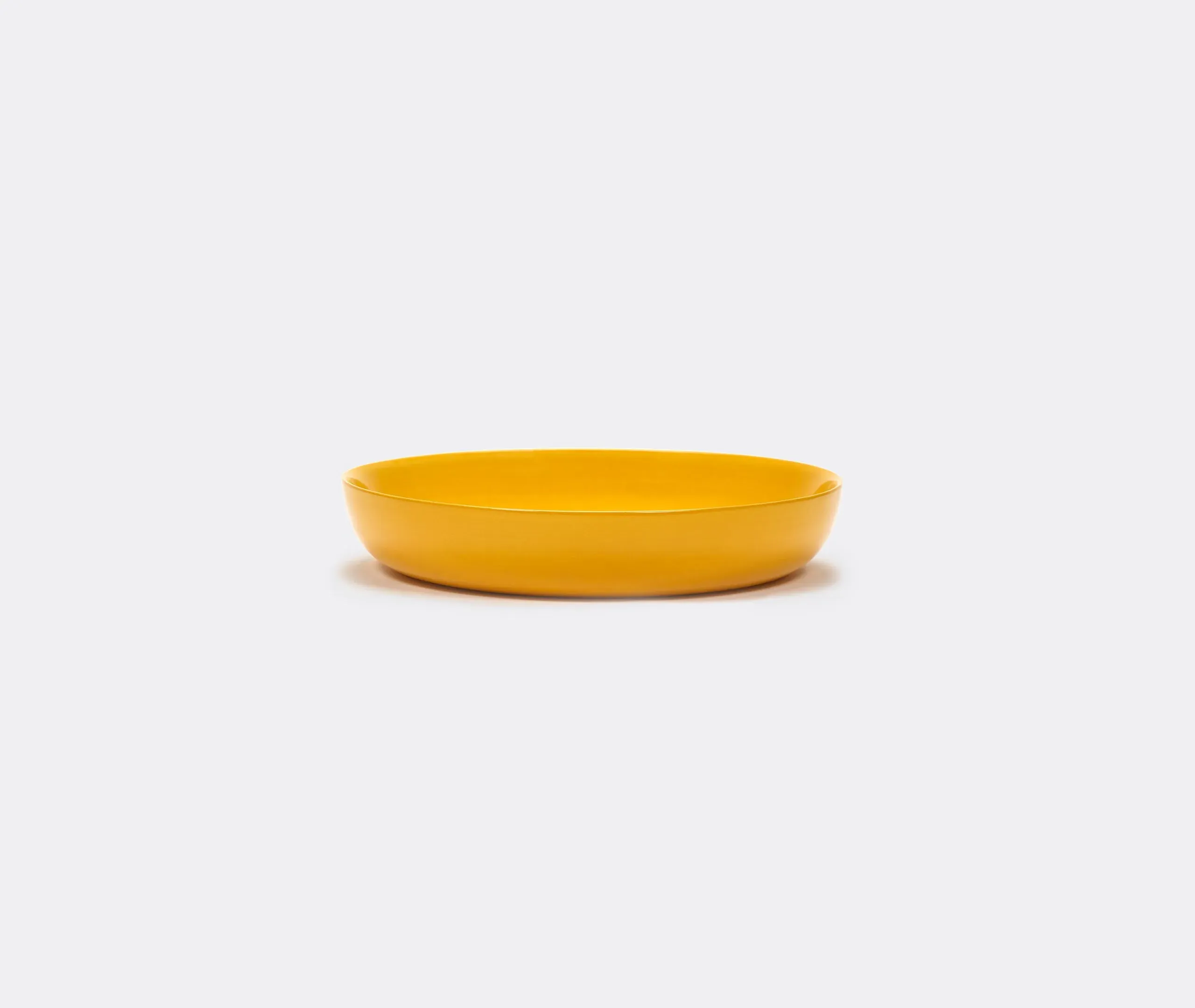 Dinner Plate Set of 2 - Yellow, Stoneware