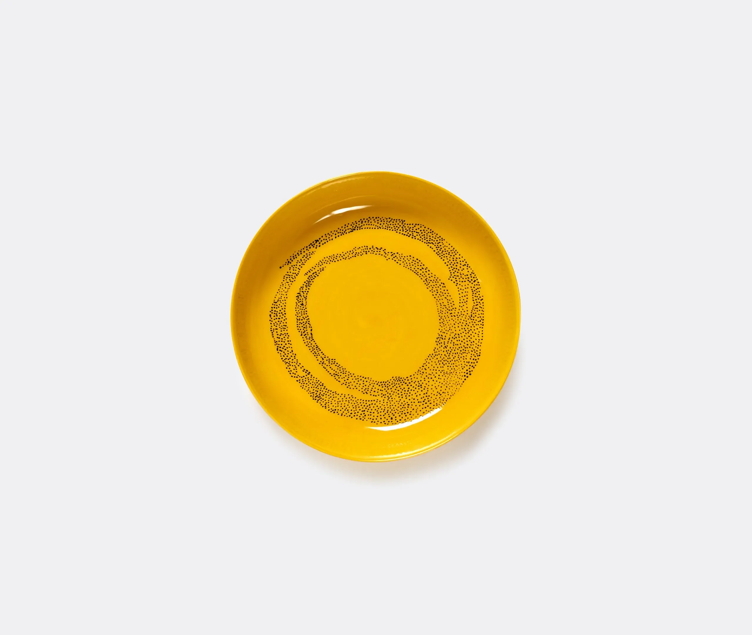 Dinner Plate Set of 2 - Yellow, Stoneware image