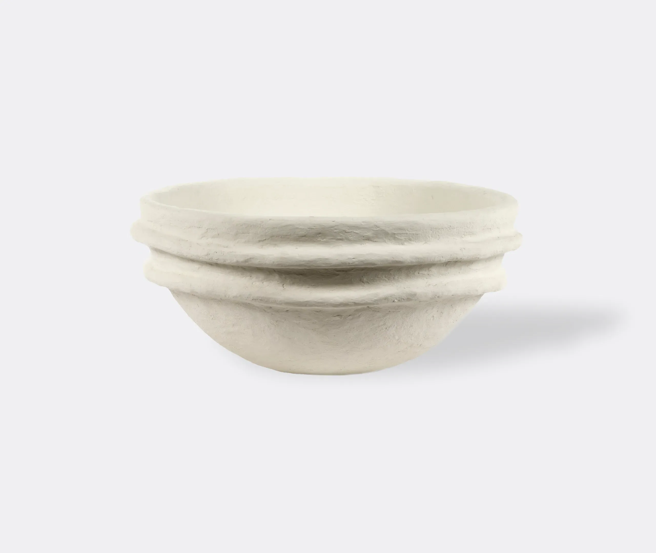 Earth Decorative Bowl - White, Papier Mâché product