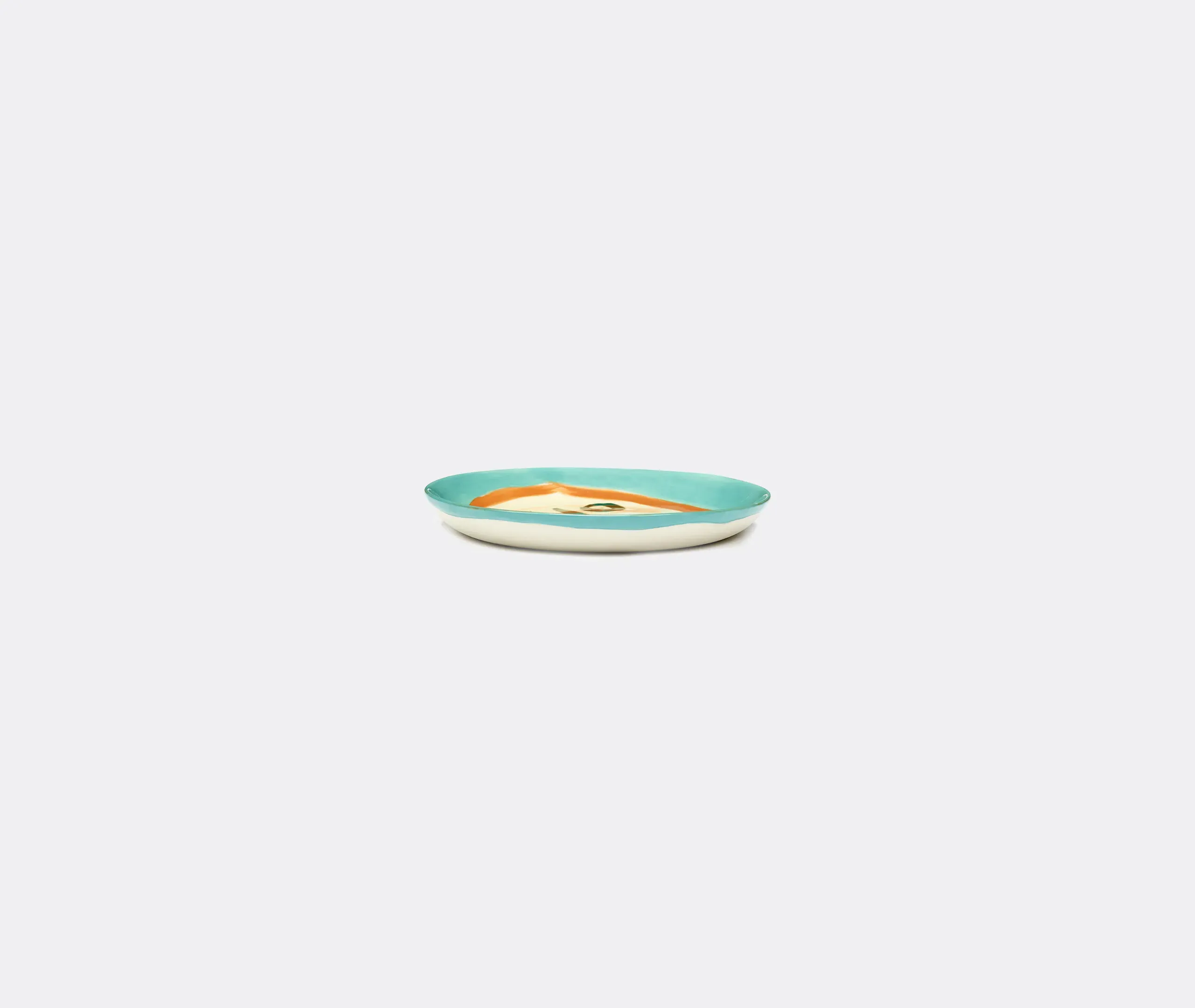 Feast Face 2 Extra Small Plate Set of Four - Multicolor, Stoneware alternate view