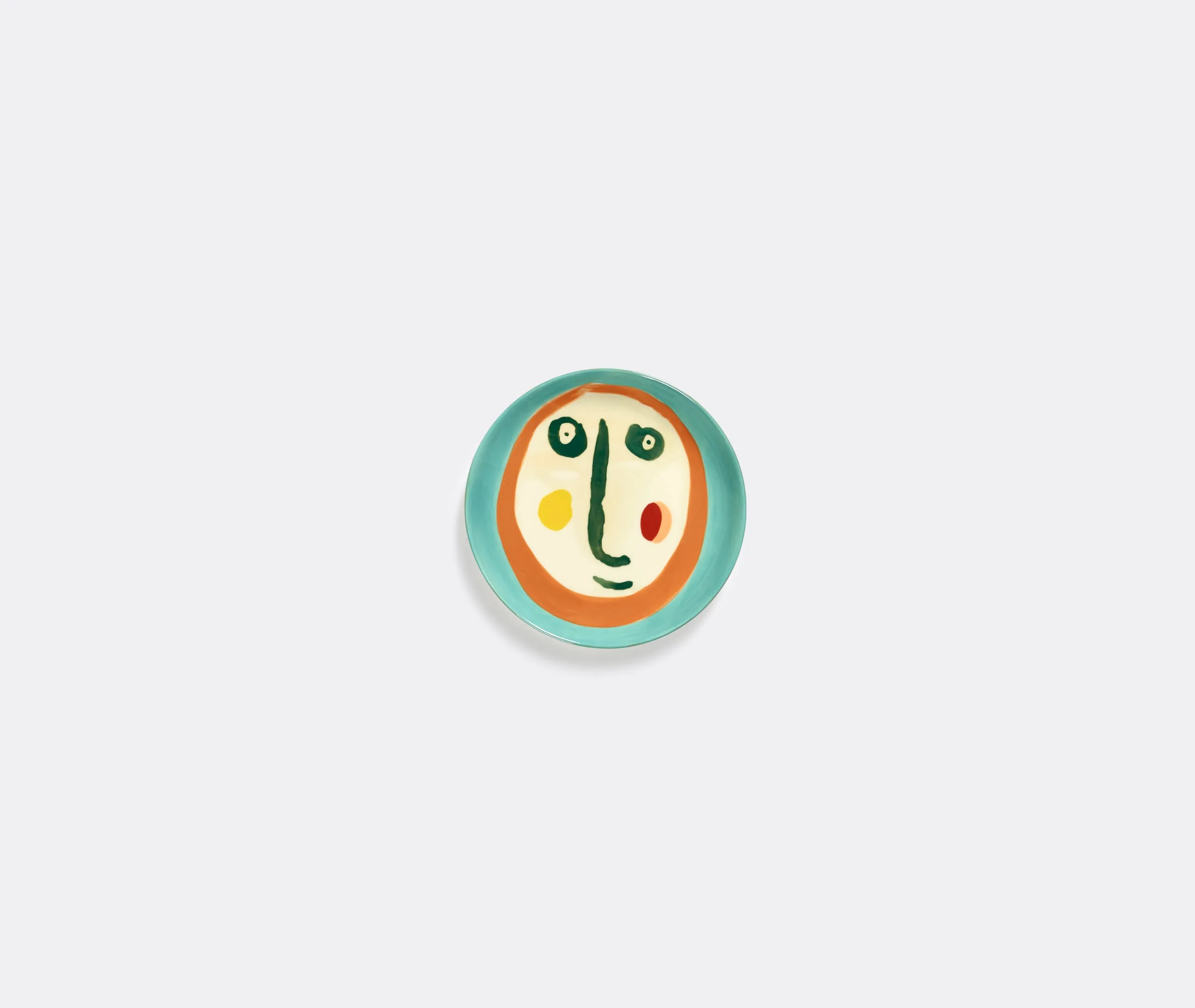 Feast Face 2 Extra Small Plate Set of Four - Multicolor, Stoneware product