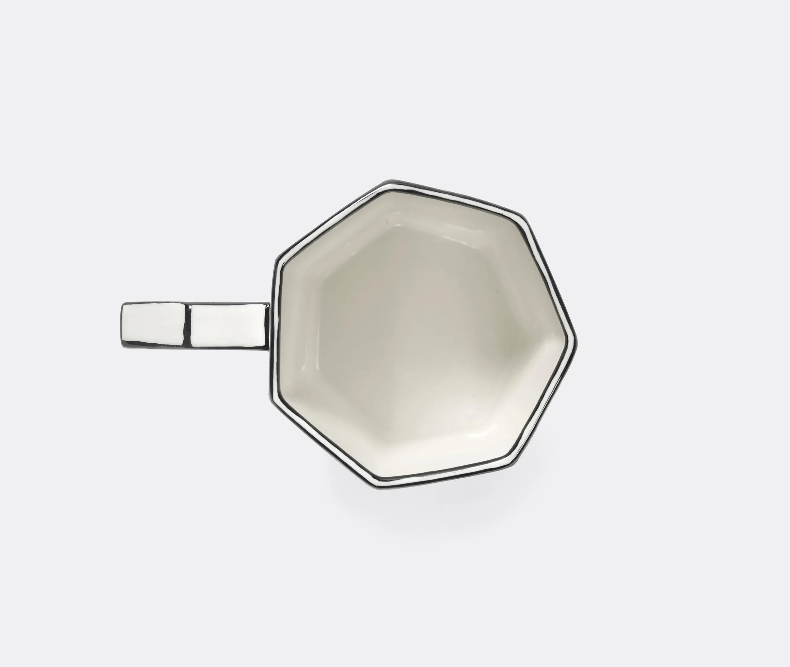 Geometric Mug Set - White, Porcelain