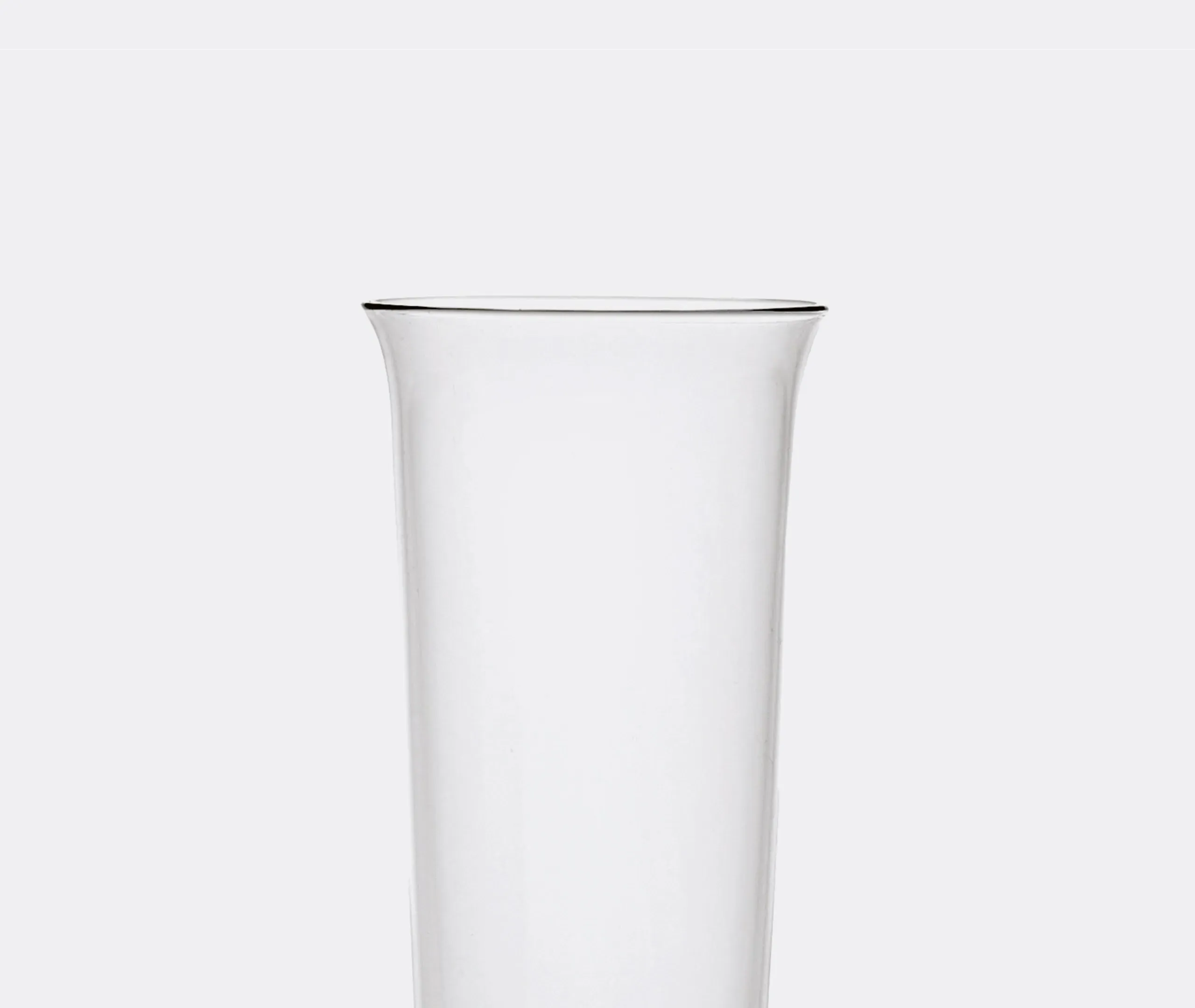 Grace Champagne Glass Set of Four - Transparent, Crystal