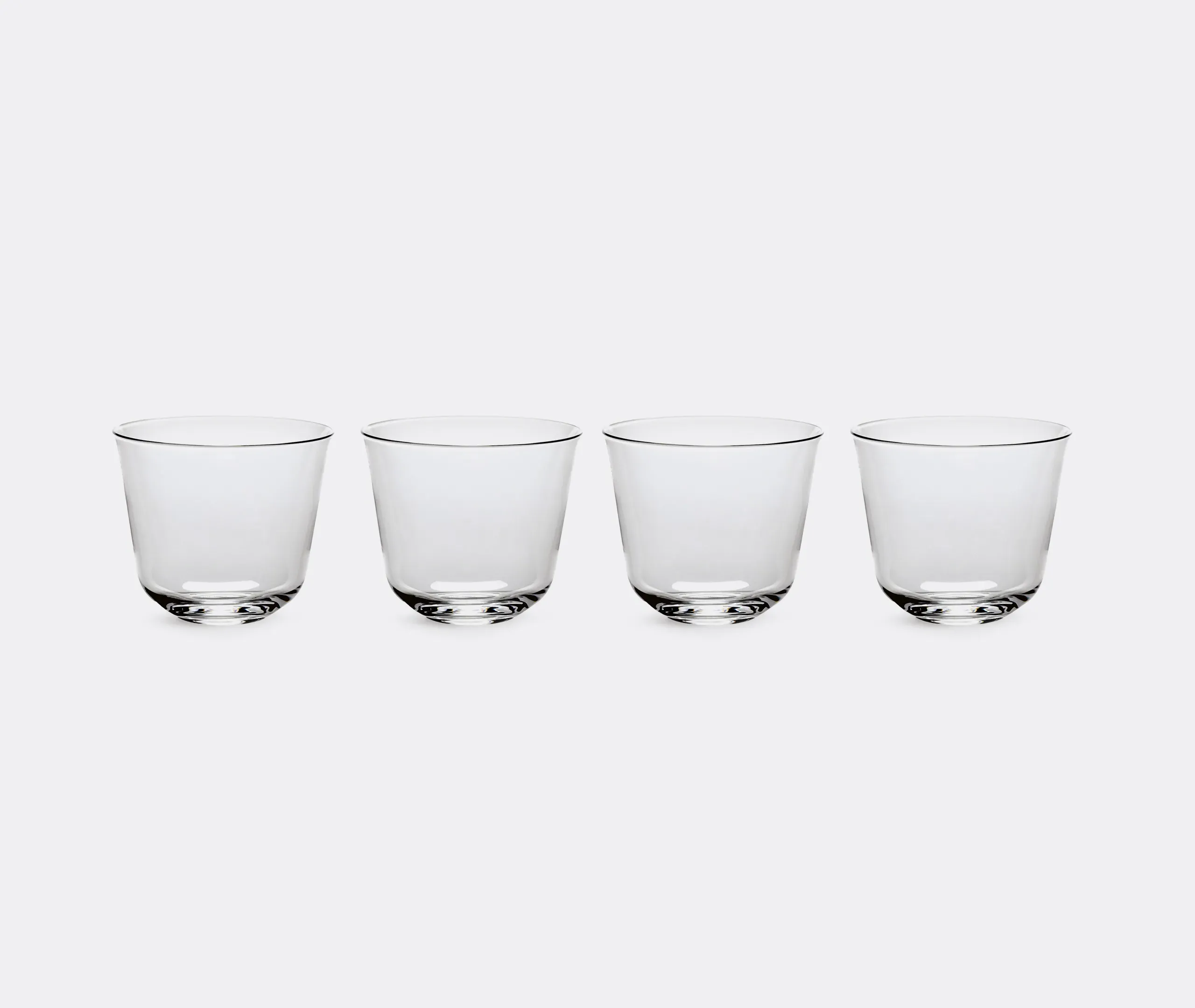Grace Tumbler Glass Set of Four - Transparent, Crystal image