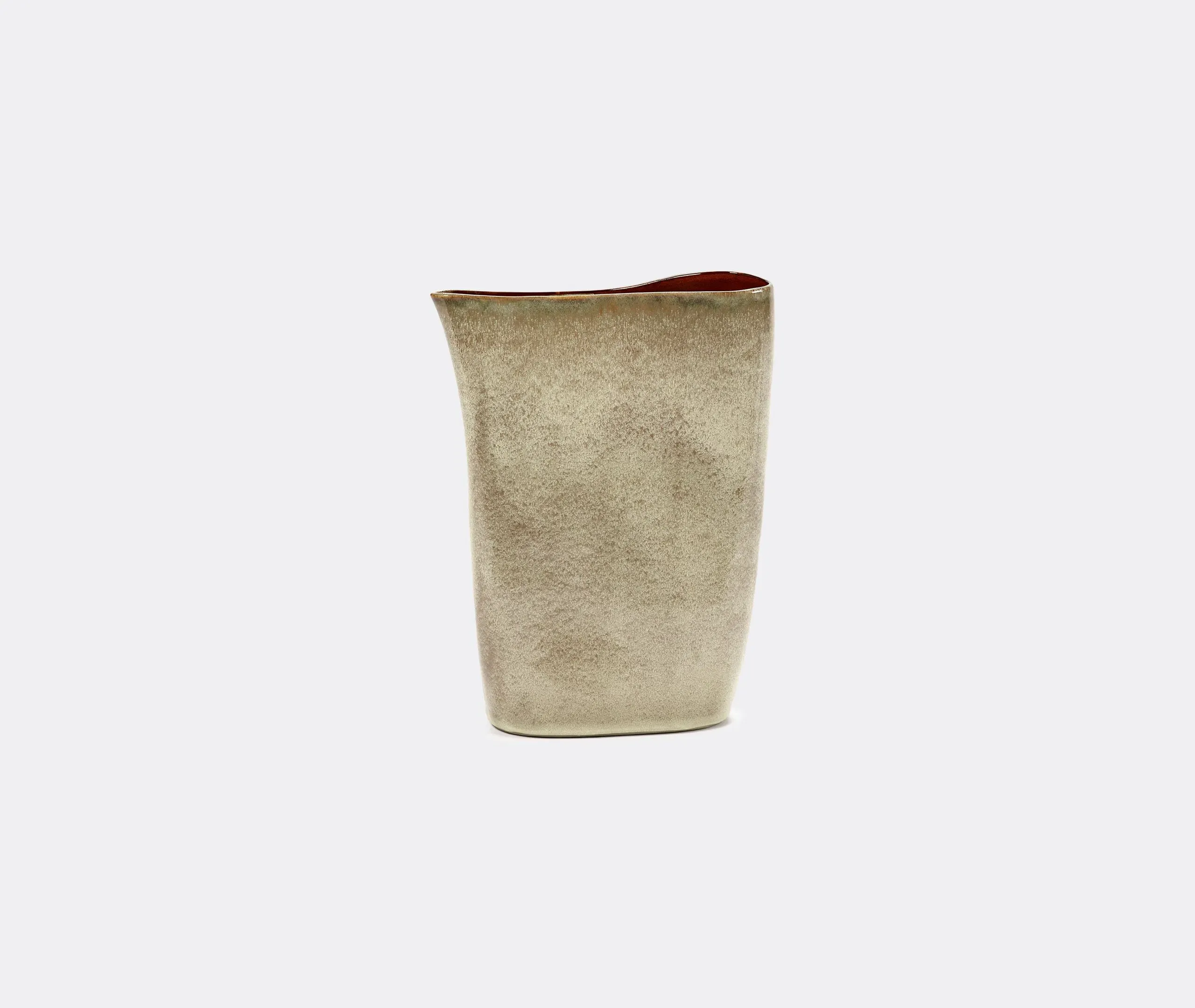 High Asymmetric Vase - Grey, Stoneware image