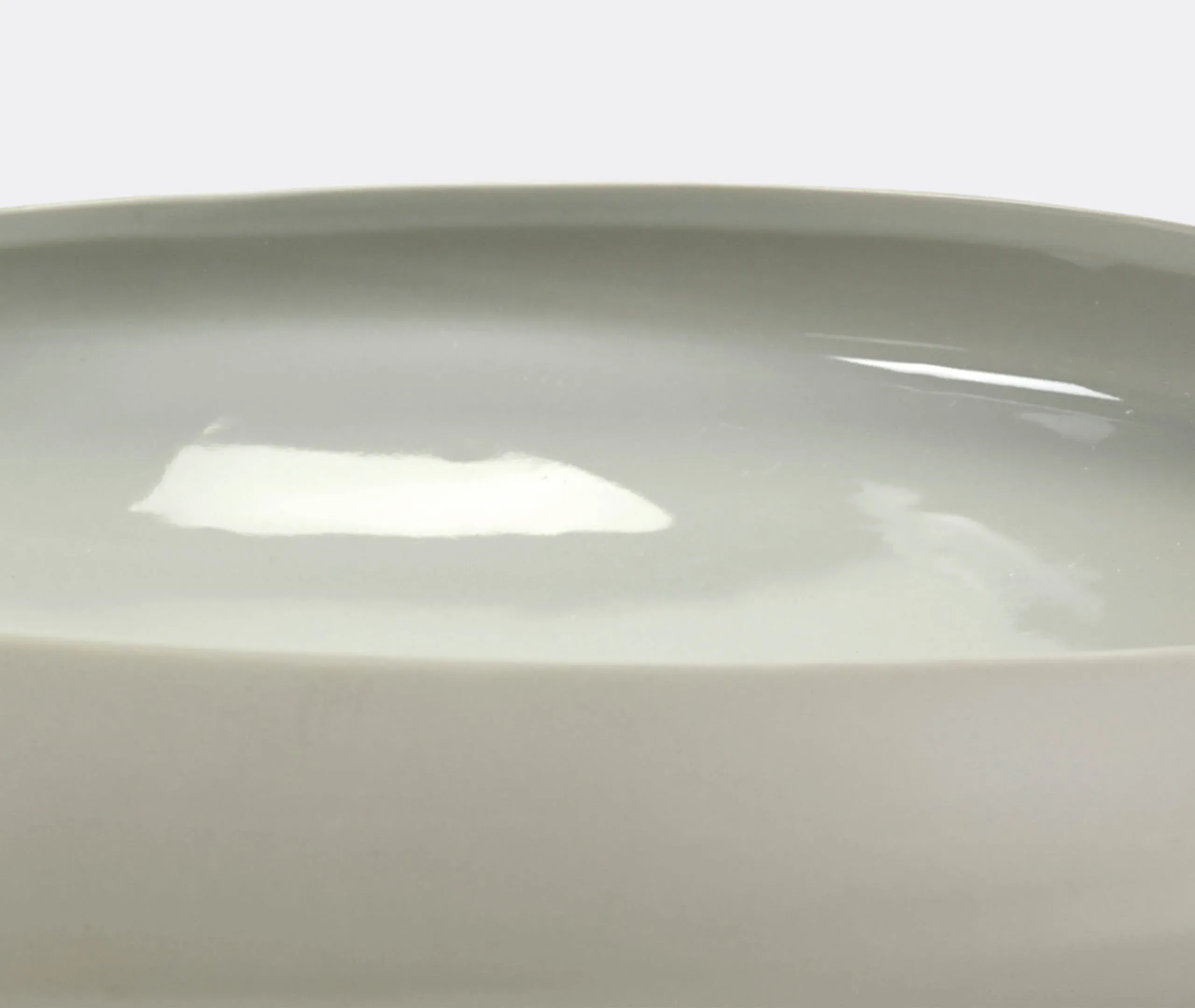 Irregular Bowl - Taupe, Porcelain