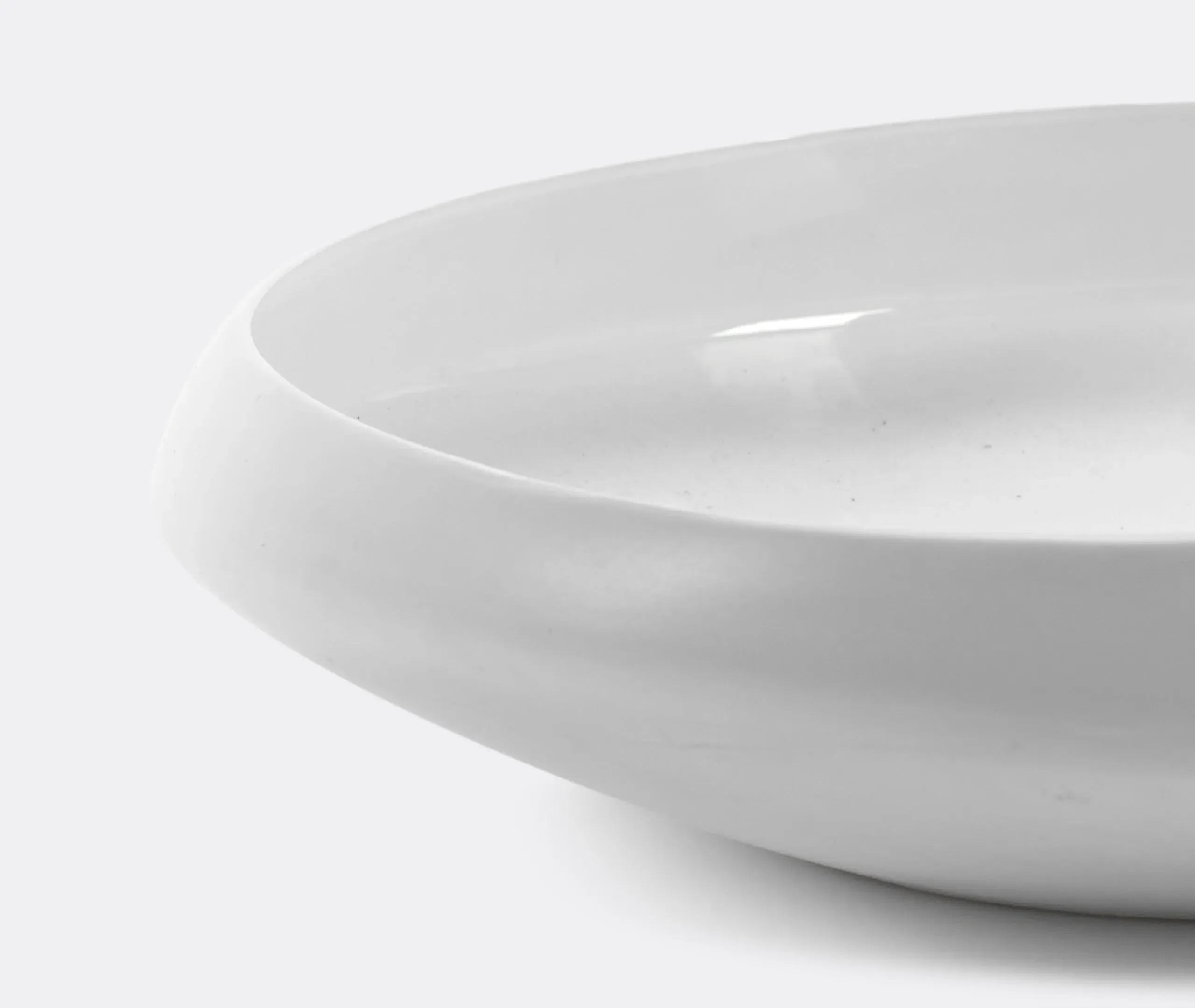 Irregular Bowl - White, Porcelain